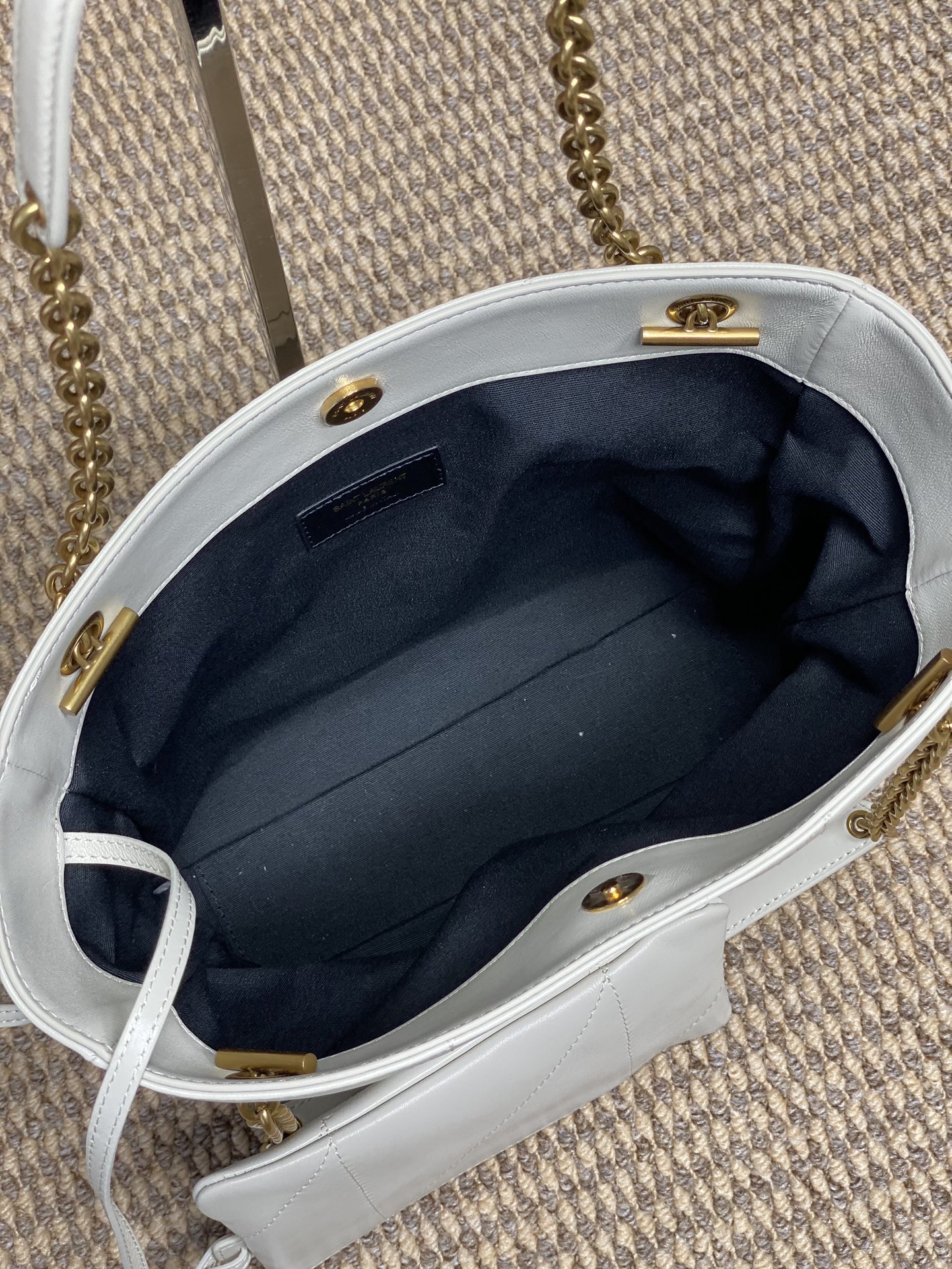 YSL Style Green Leather Chain Bag Bags Chain Bag detail image 9 from source 763063