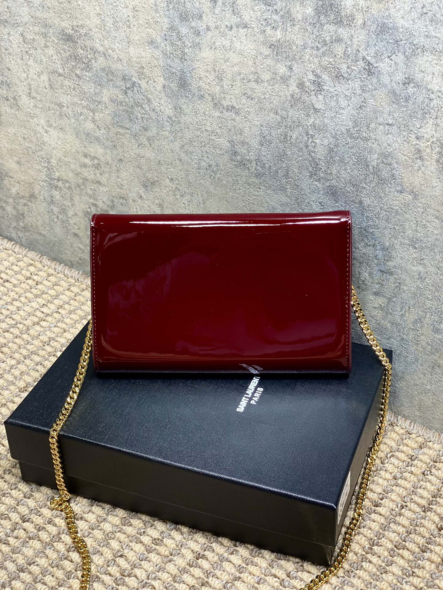 YSL Style Leather Card Holder Lookbook Reference image 2