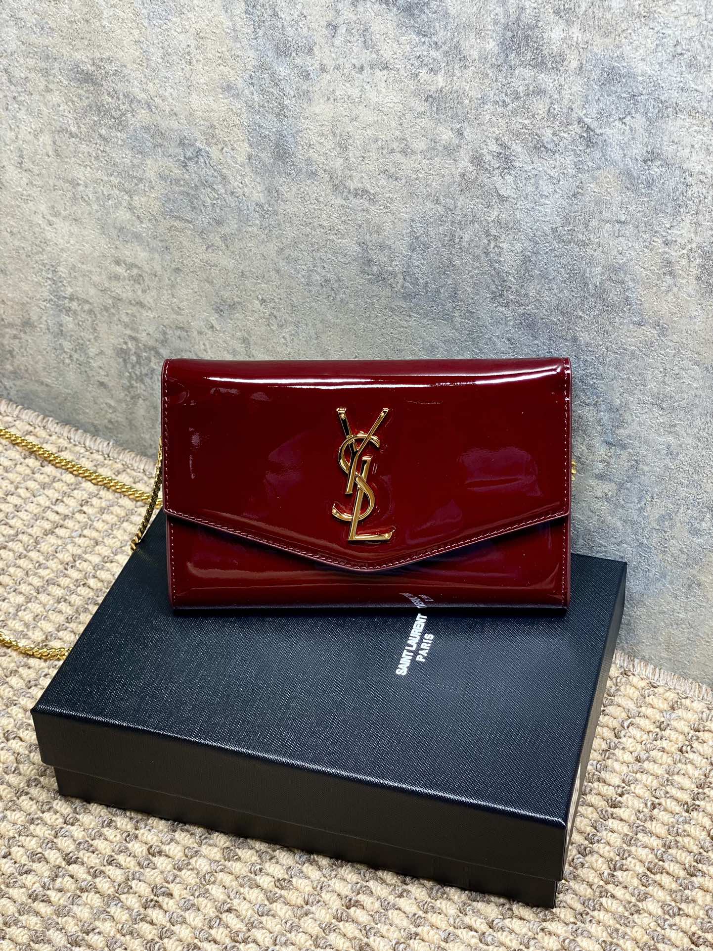 YSL Style Leather Card Holder Lookbook Reference image 1