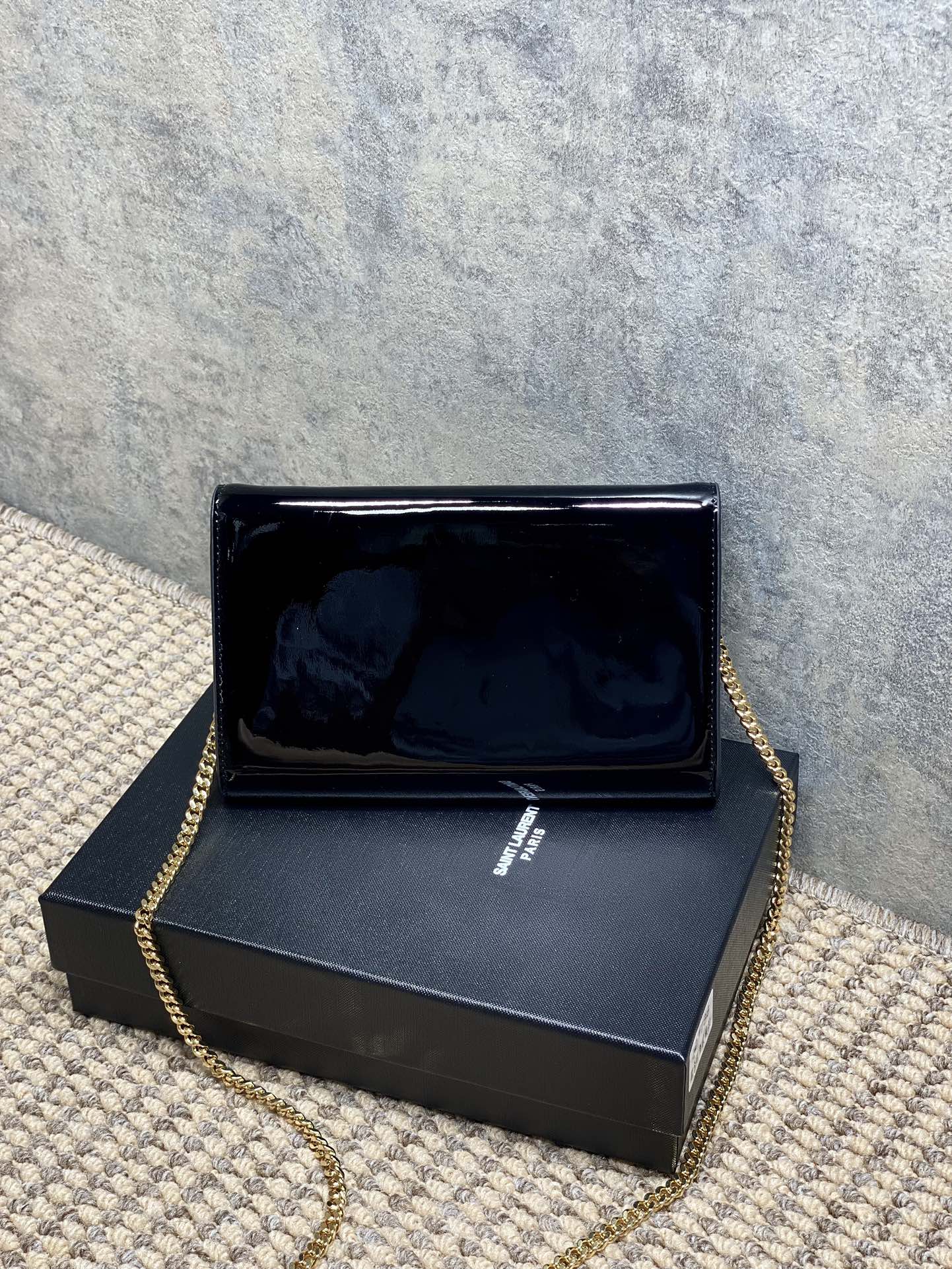 YSL Style Leather Card Holder Lookbook Reference image 2