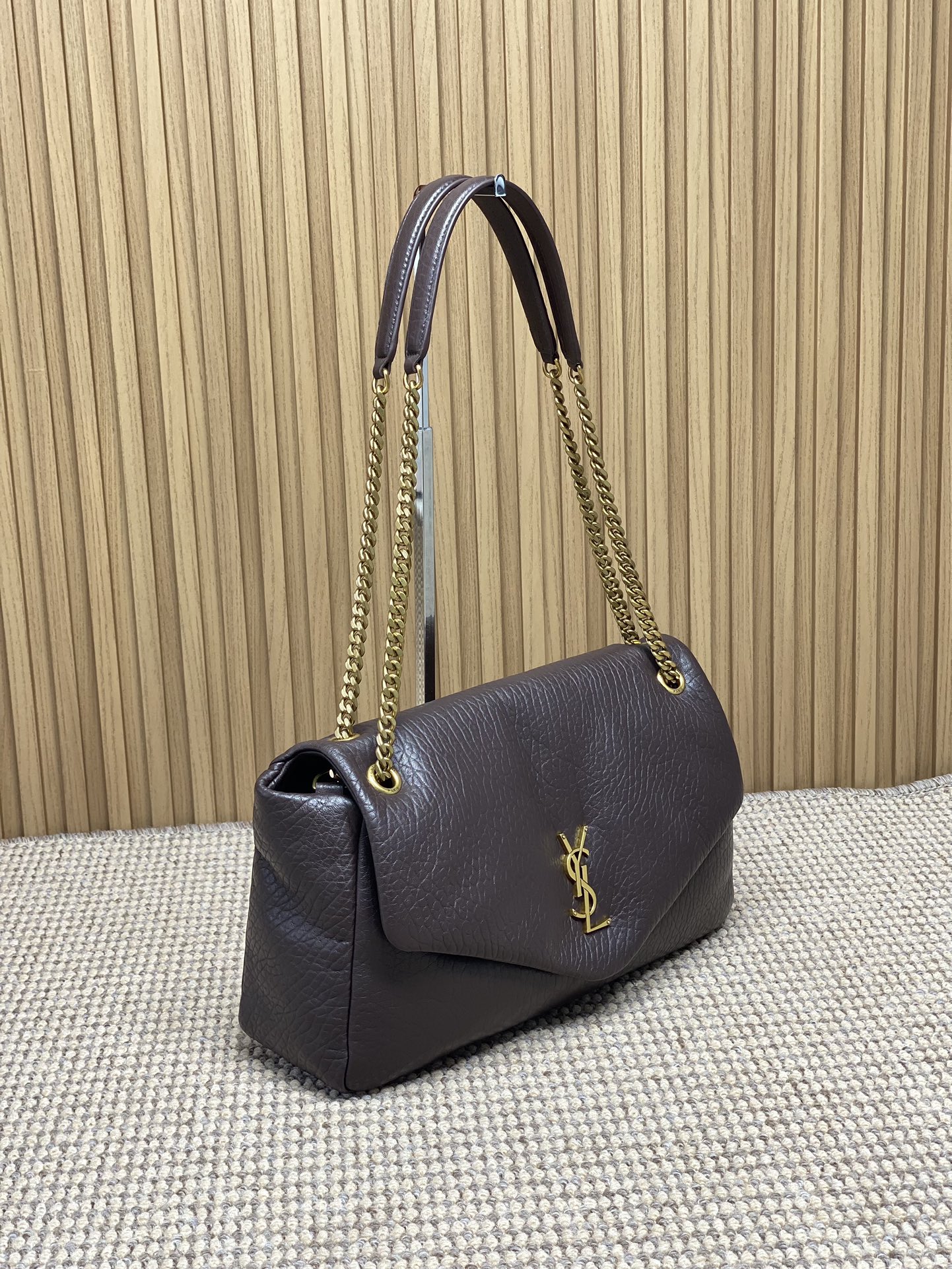 YSL Style Leather Bag Lookbook Reference image 2