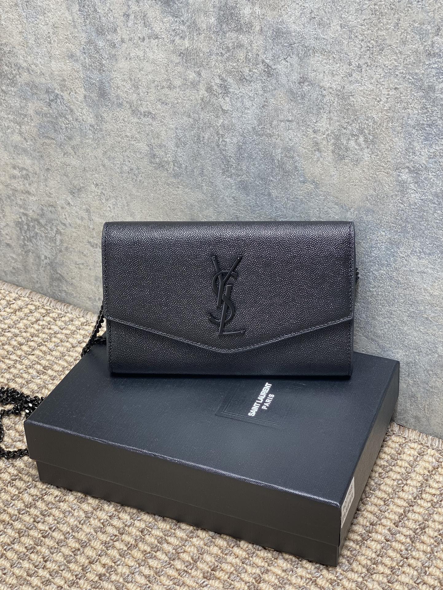 YSL Style Leather Card Holder Lookbook Reference image 1