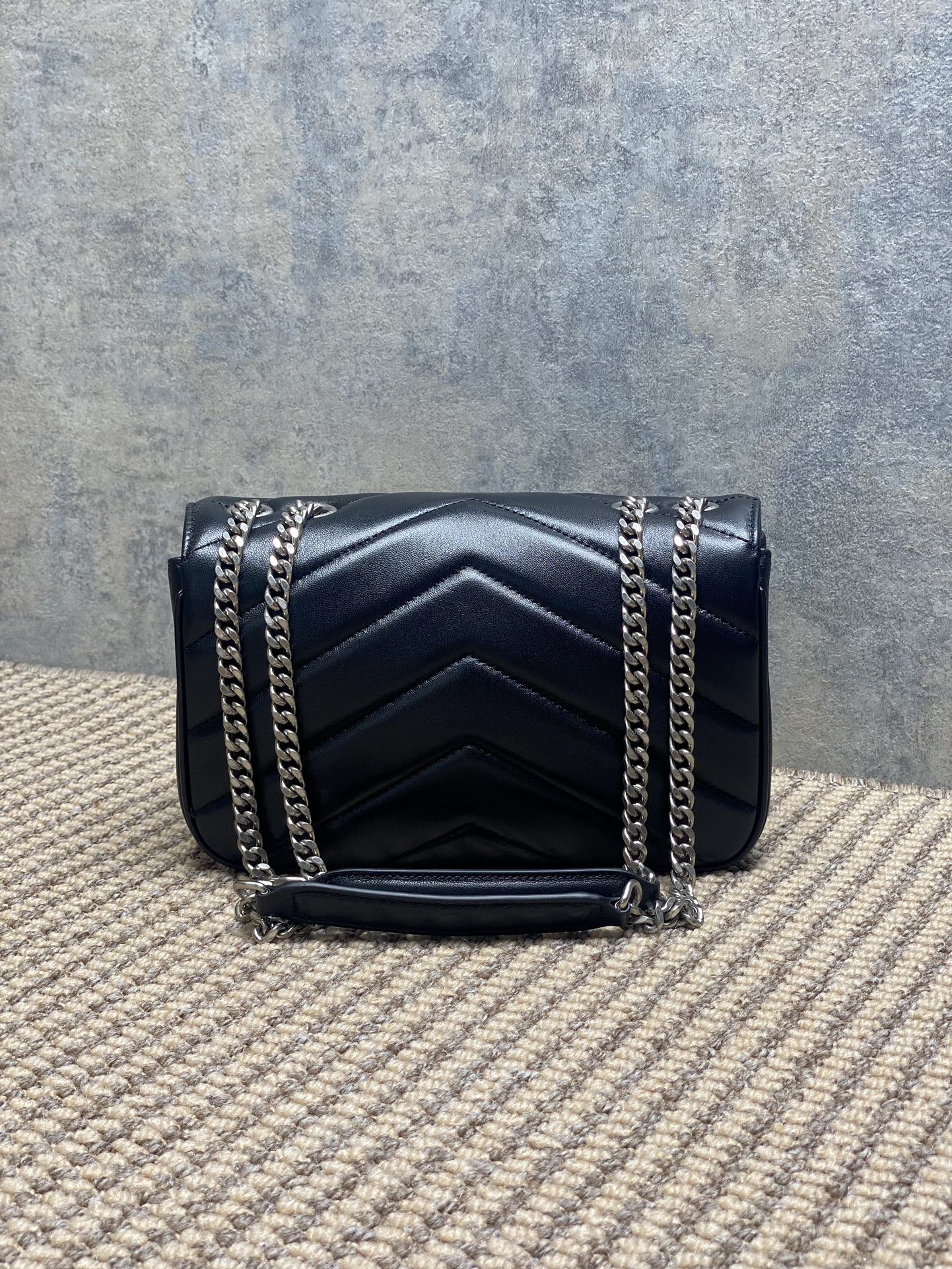YSL Style Leather Card Holder Lookbook Reference image 2