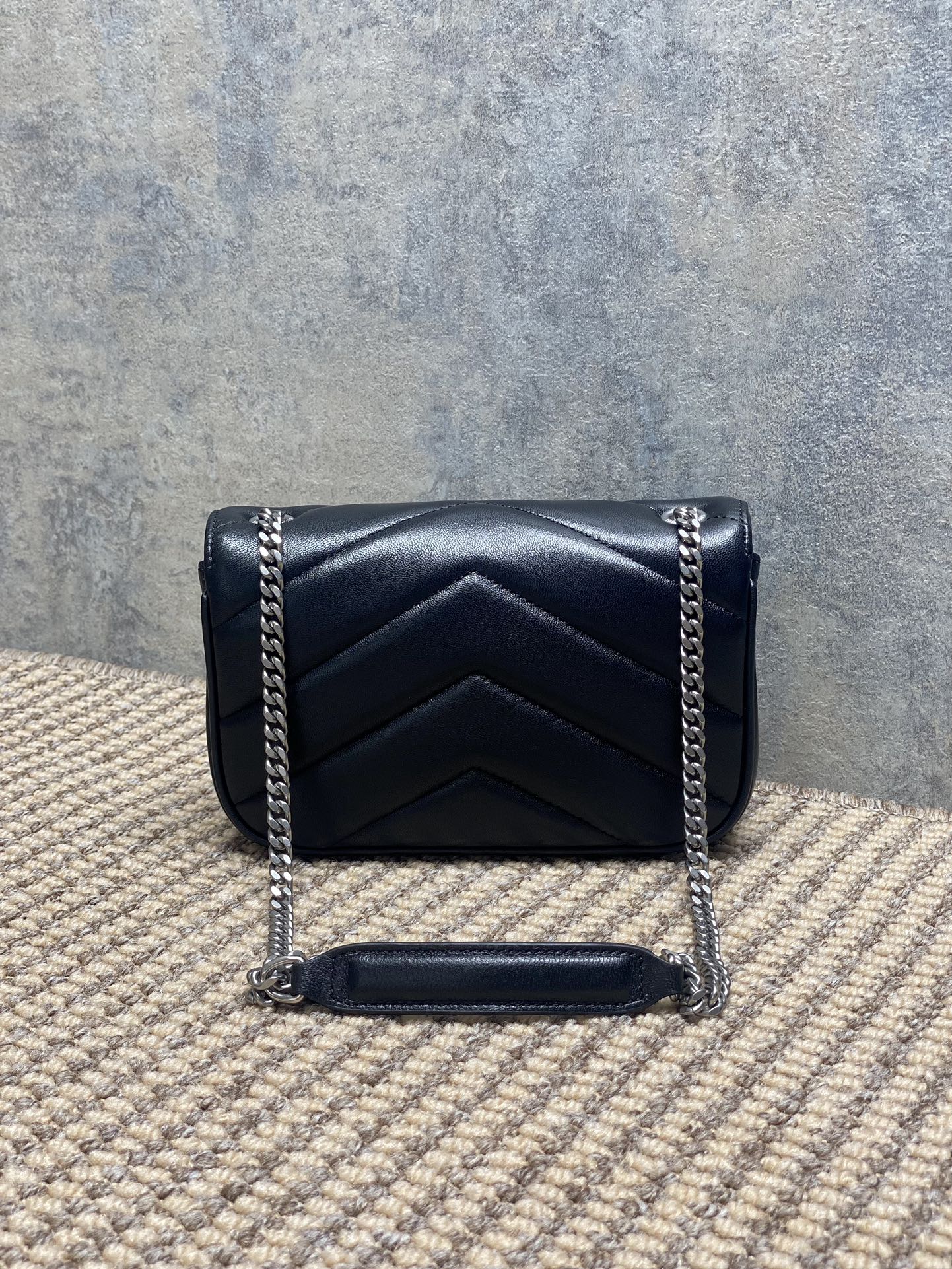 YSL Style Leather Card Holder Lookbook Reference image 2