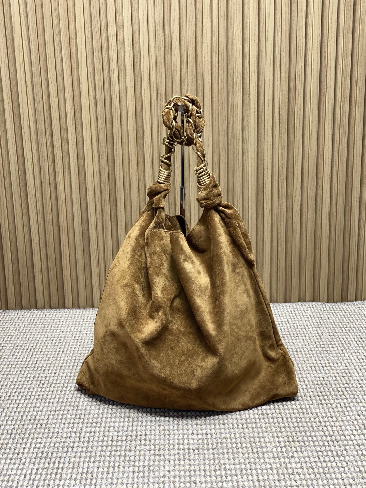 YSL Style Brown Leather Tote Bag style reference detail image 1 from source 770824