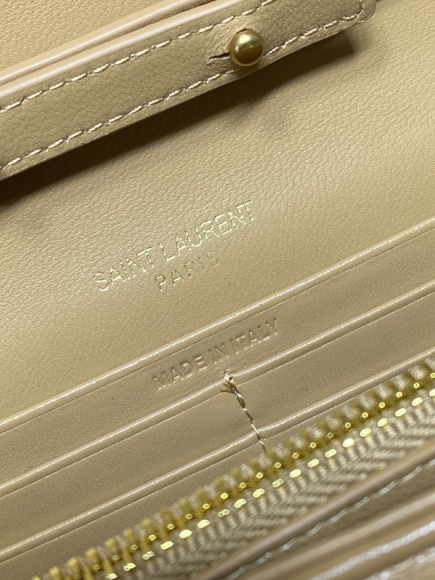 YSL Style Beige Clutch Bags Clutch detail image 8 from source 745616