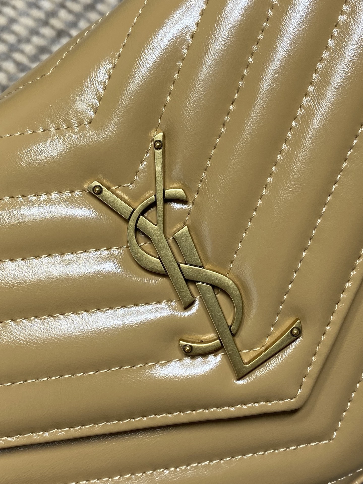 YSL Style Beige Clutch Bags Clutch detail image 7 from source 745616