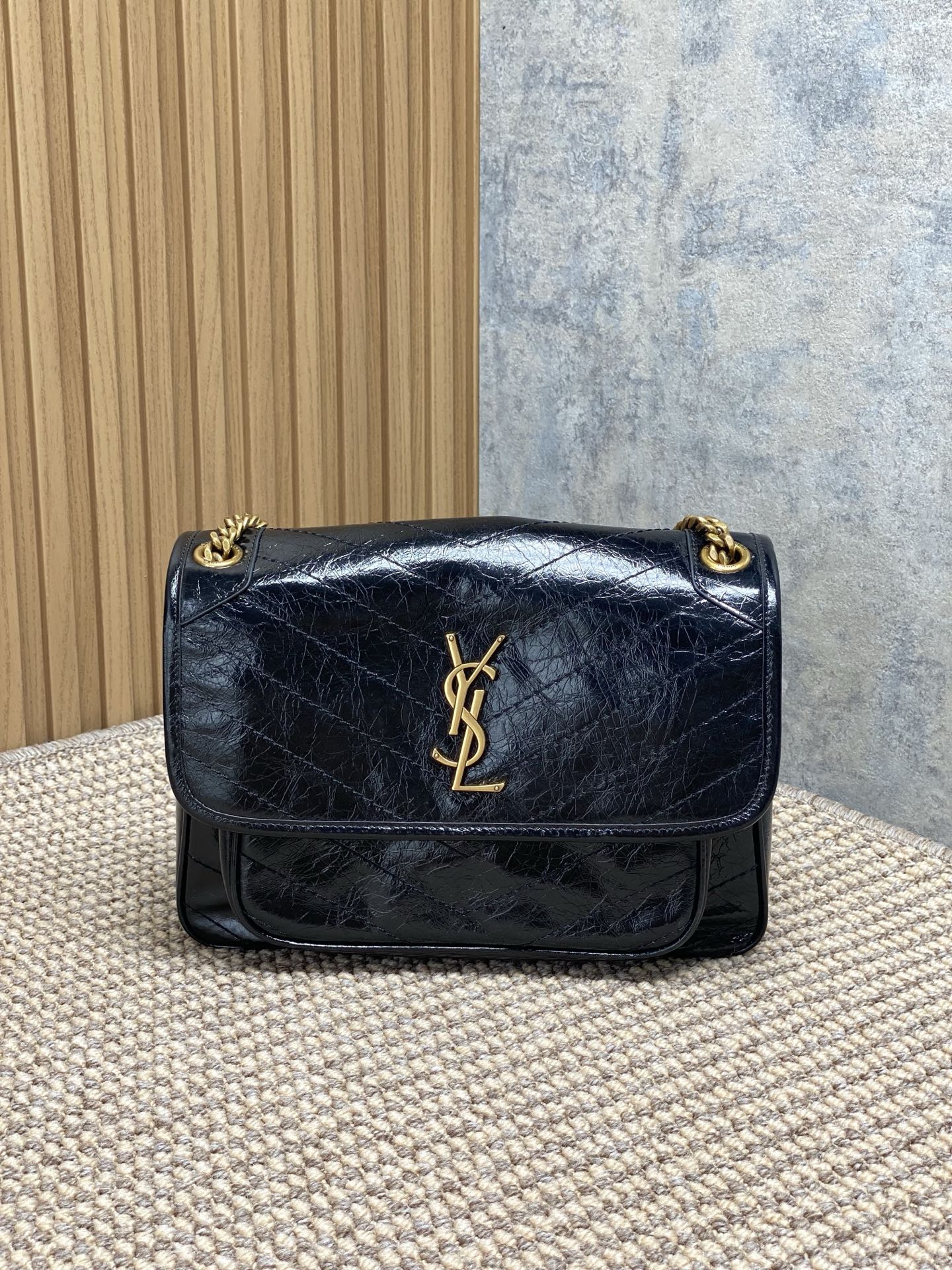 YSL Style Leather Bag Lookbook Reference image 1
