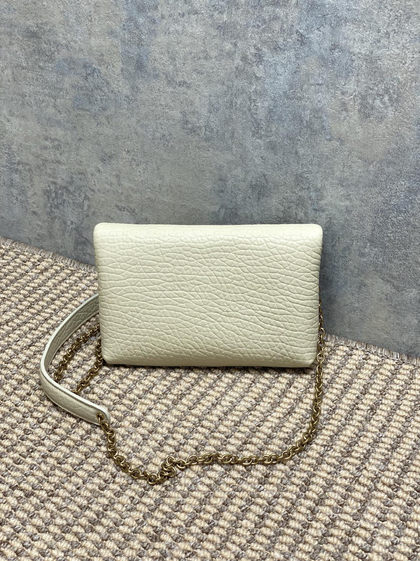 YSL Style White Leather Chain Bag Lookbook Reference image 2