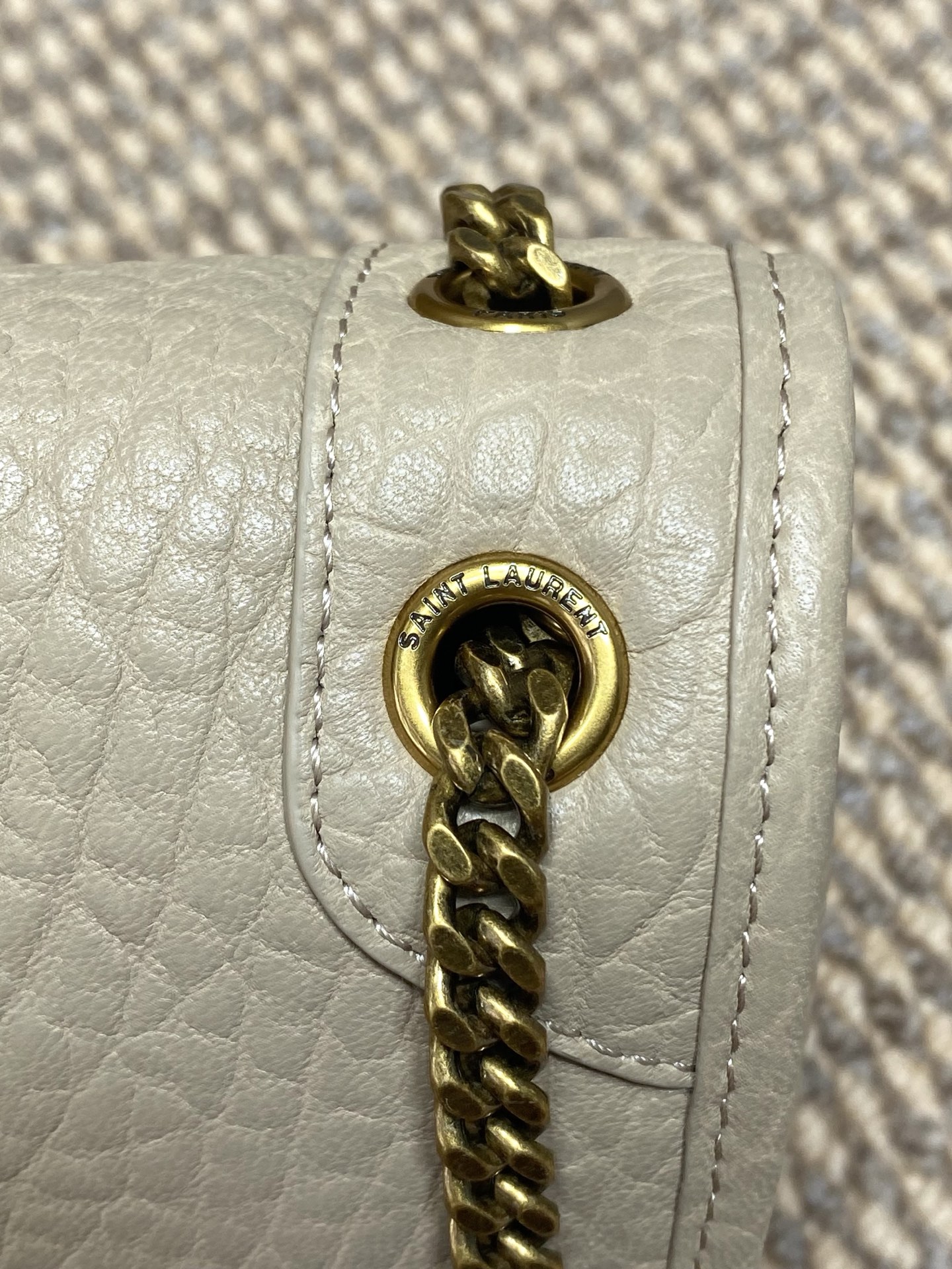 YSL Style Leather Chain Bag style reference detail image 6 from source 729416