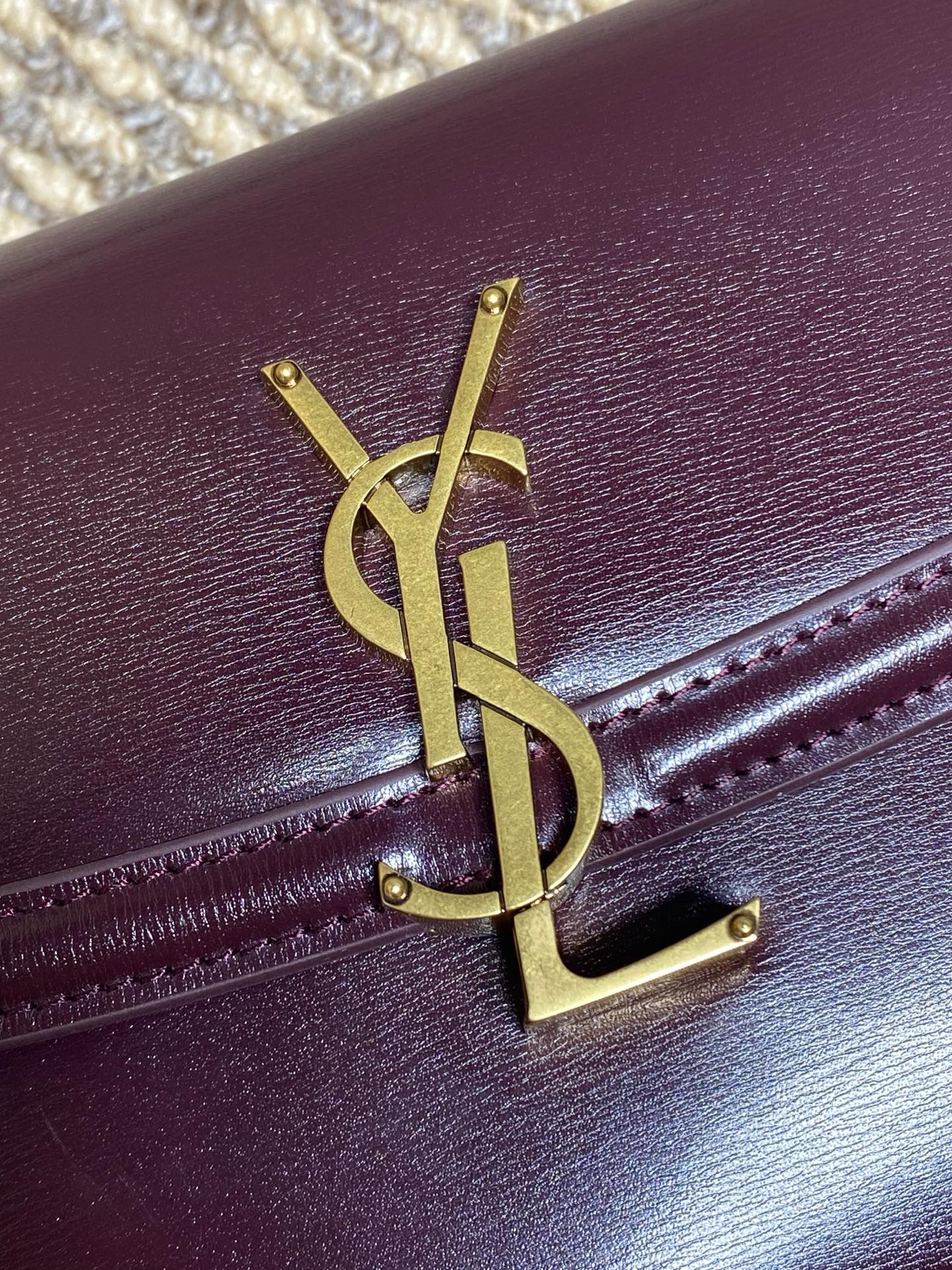 YSL Smooth Leather Flap Shoulder Bag