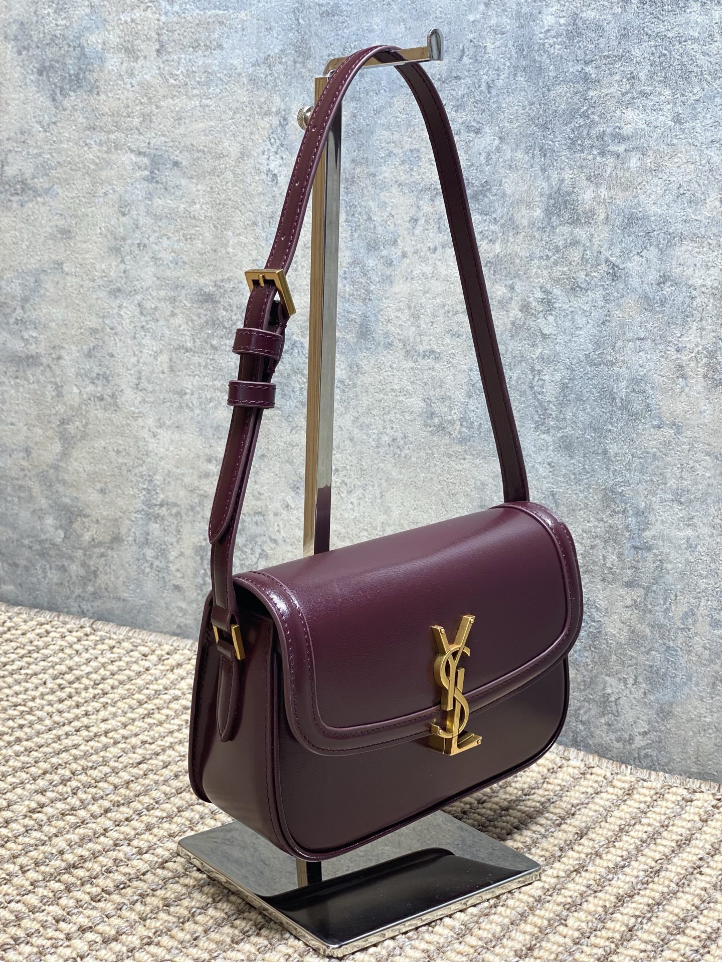 YSL Smooth Leather Flap Shoulder Bag
