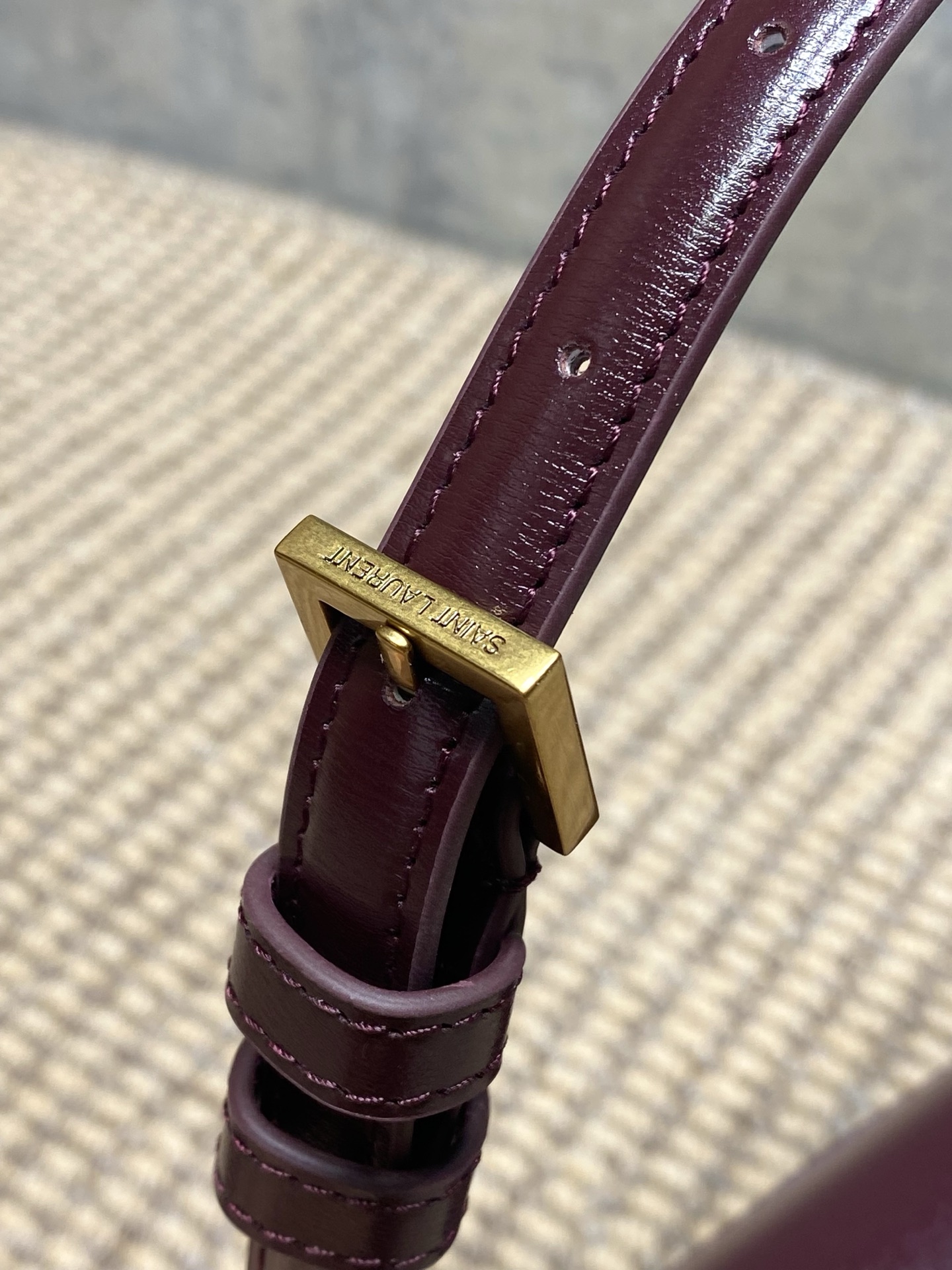 YSL Smooth Leather Flap Shoulder Bag