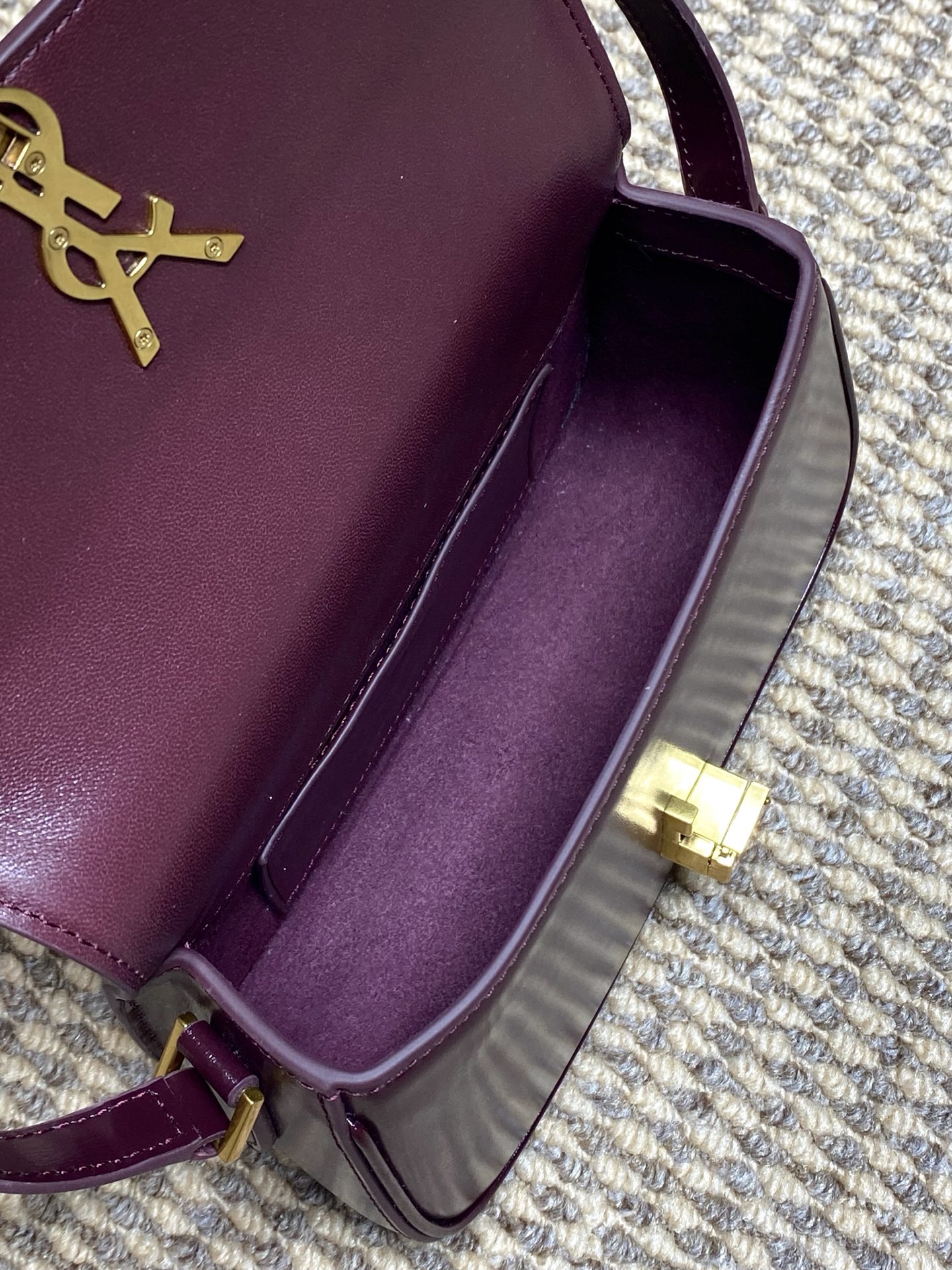 YSL Smooth Leather Flap Shoulder Bag