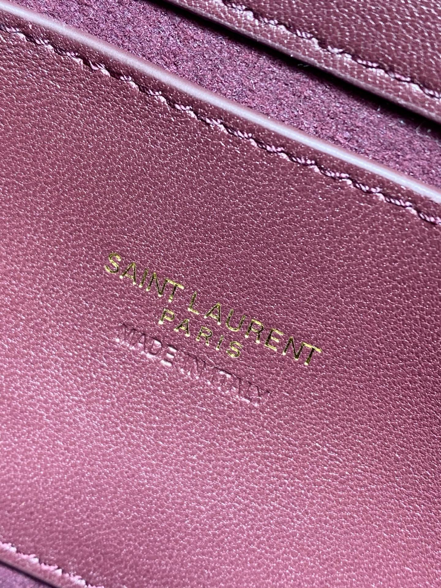 YSL Smooth Leather Flap Shoulder Bag