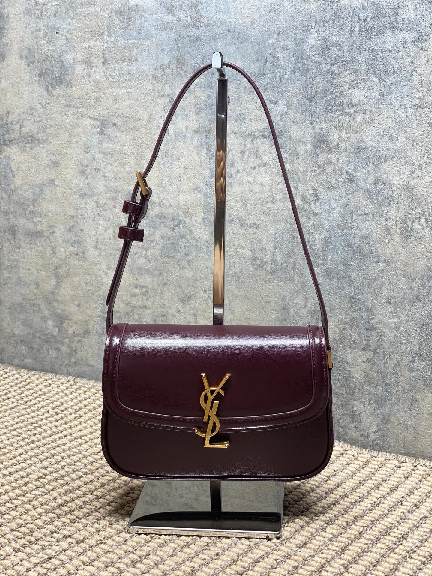 YSL Smooth Leather Flap Shoulder Bag