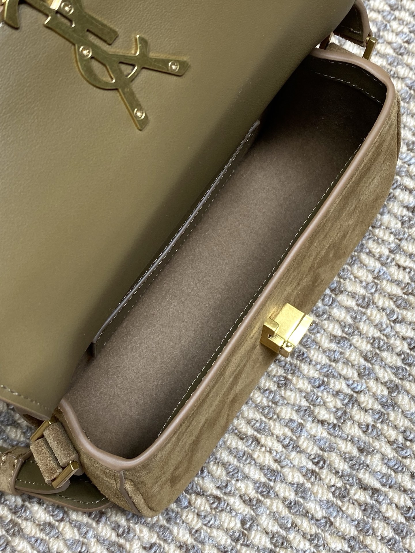 Yves Saint Laurent Solferino Mini Suede Shoulder Bag - Elegant & Compact 10 i1756453756381 6441 0 7