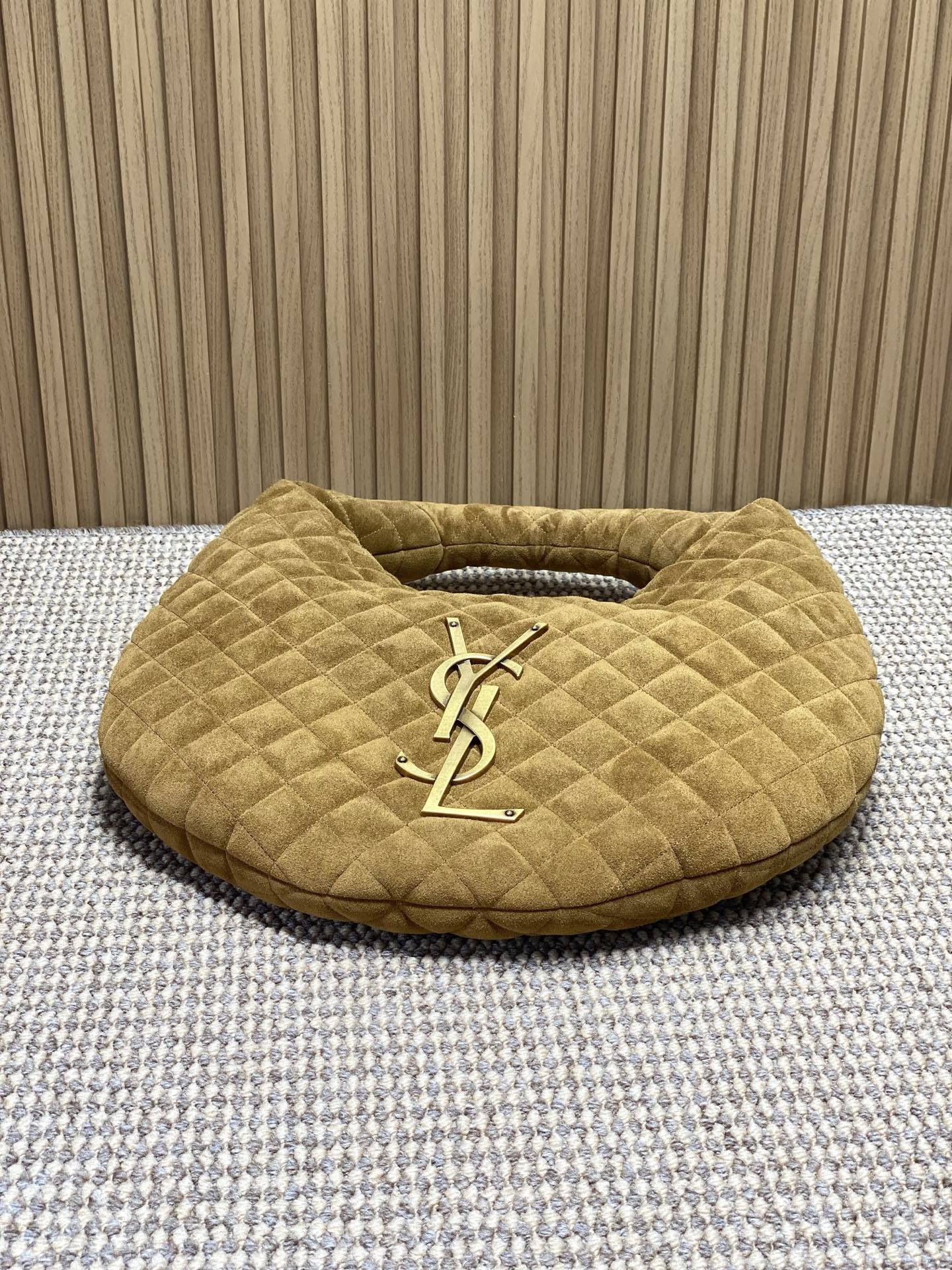 Yves Saint Laurent BABY ICARE Large Quilted Leather Hobo Bag - Caramel 5 i1756455124198 8603 0 2