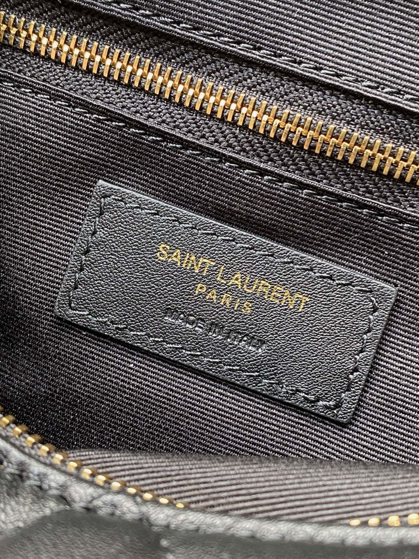 Yves Saint Laurent BABY ICARE Large Hobo Bag in Gray-Green Quilted Leather 9 i1757313645248 6483 0 7