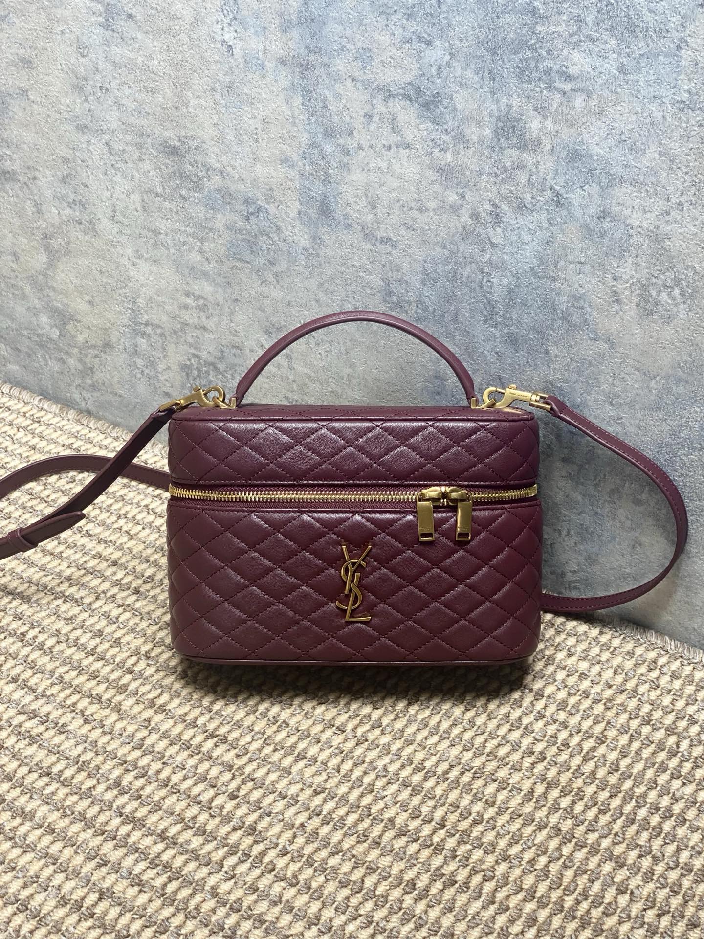 YSL Style Leather Crossbody Bag Lookbook Reference image 1