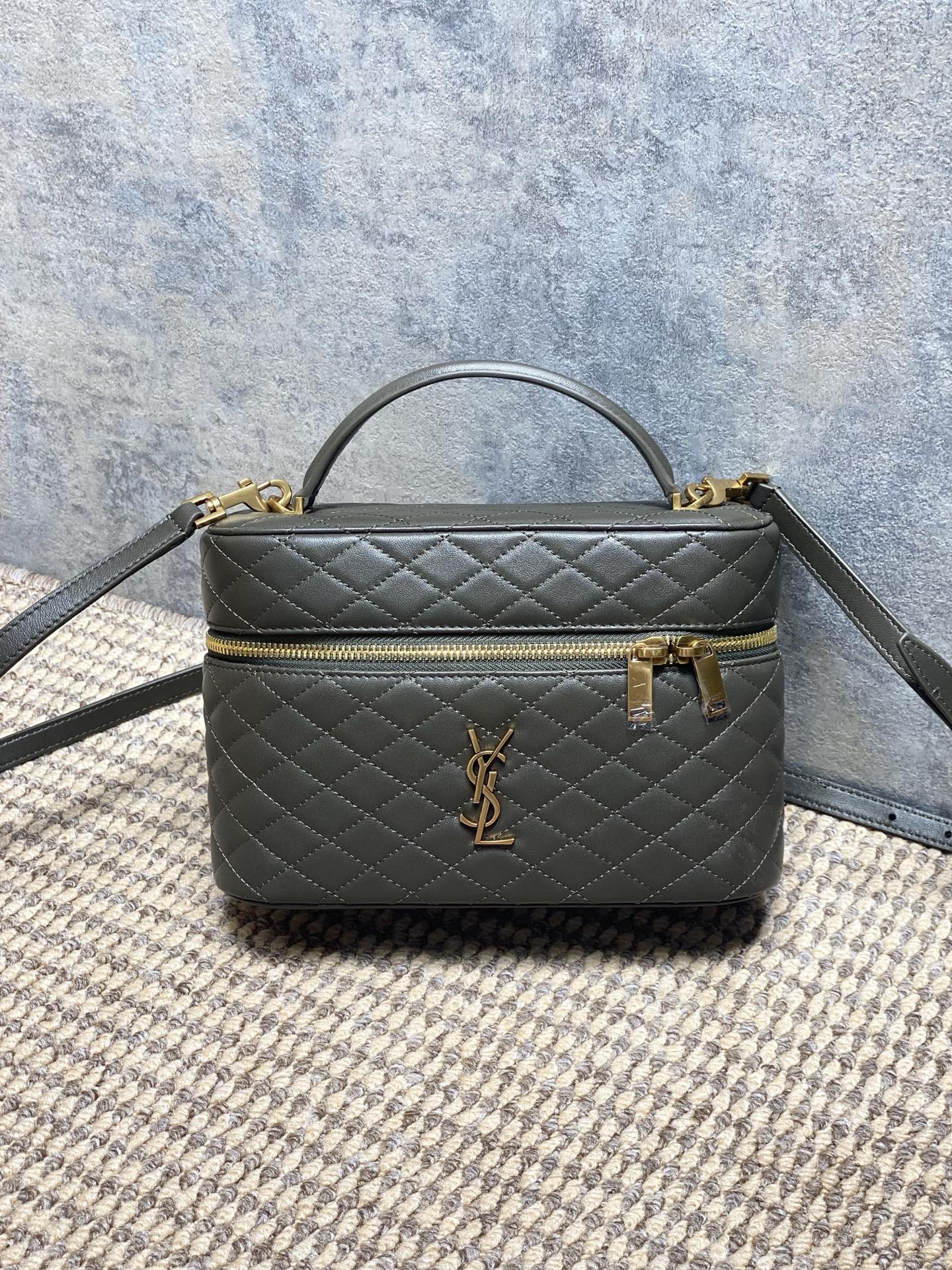 YSL Style Leather Crossbody Bag Lookbook Reference image 1