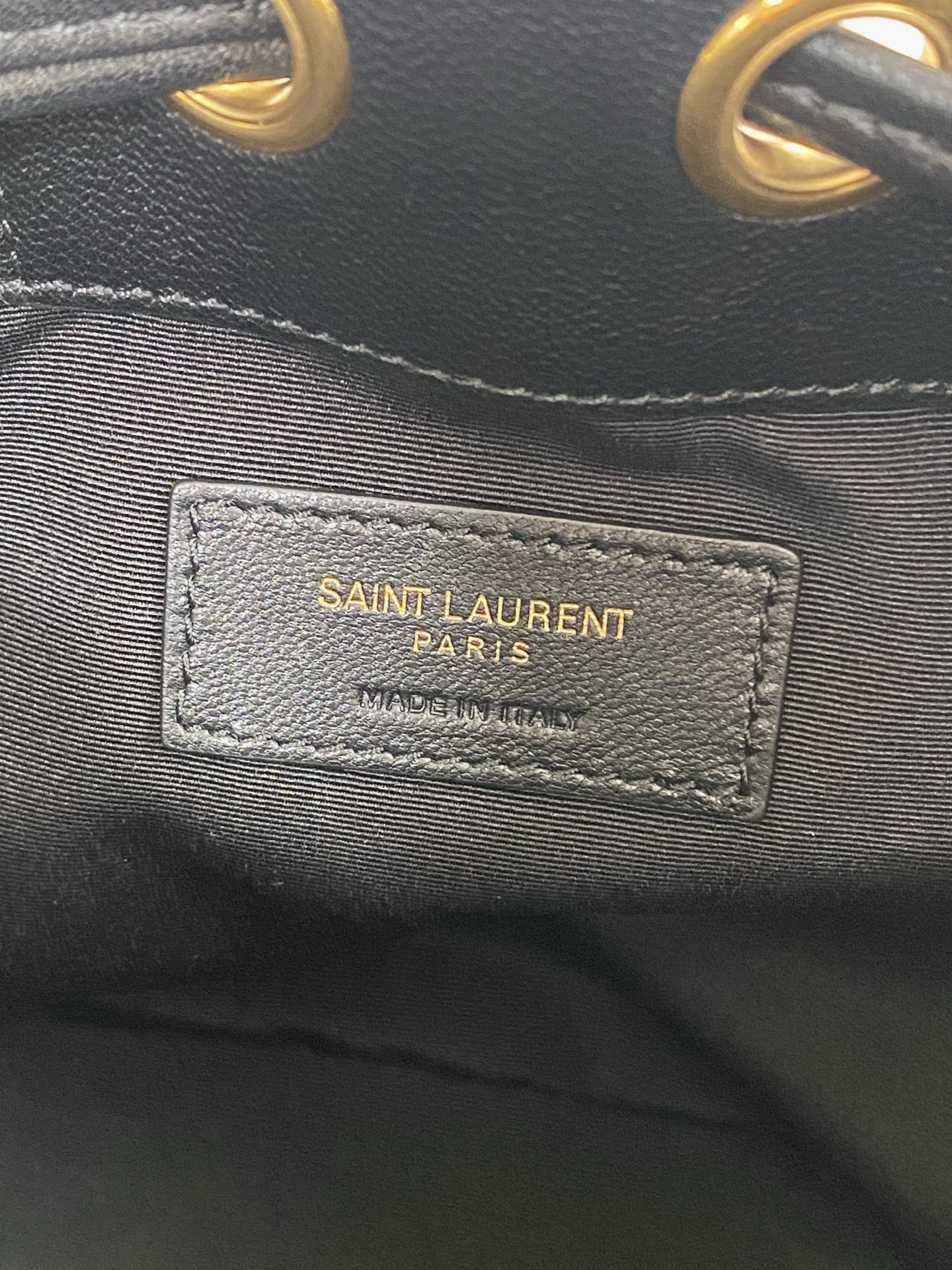 Saint Laurent Le Cassandre Bucket Bag Lambskin Leather with Chain Strap 9 i1758432283464 1463 0 7