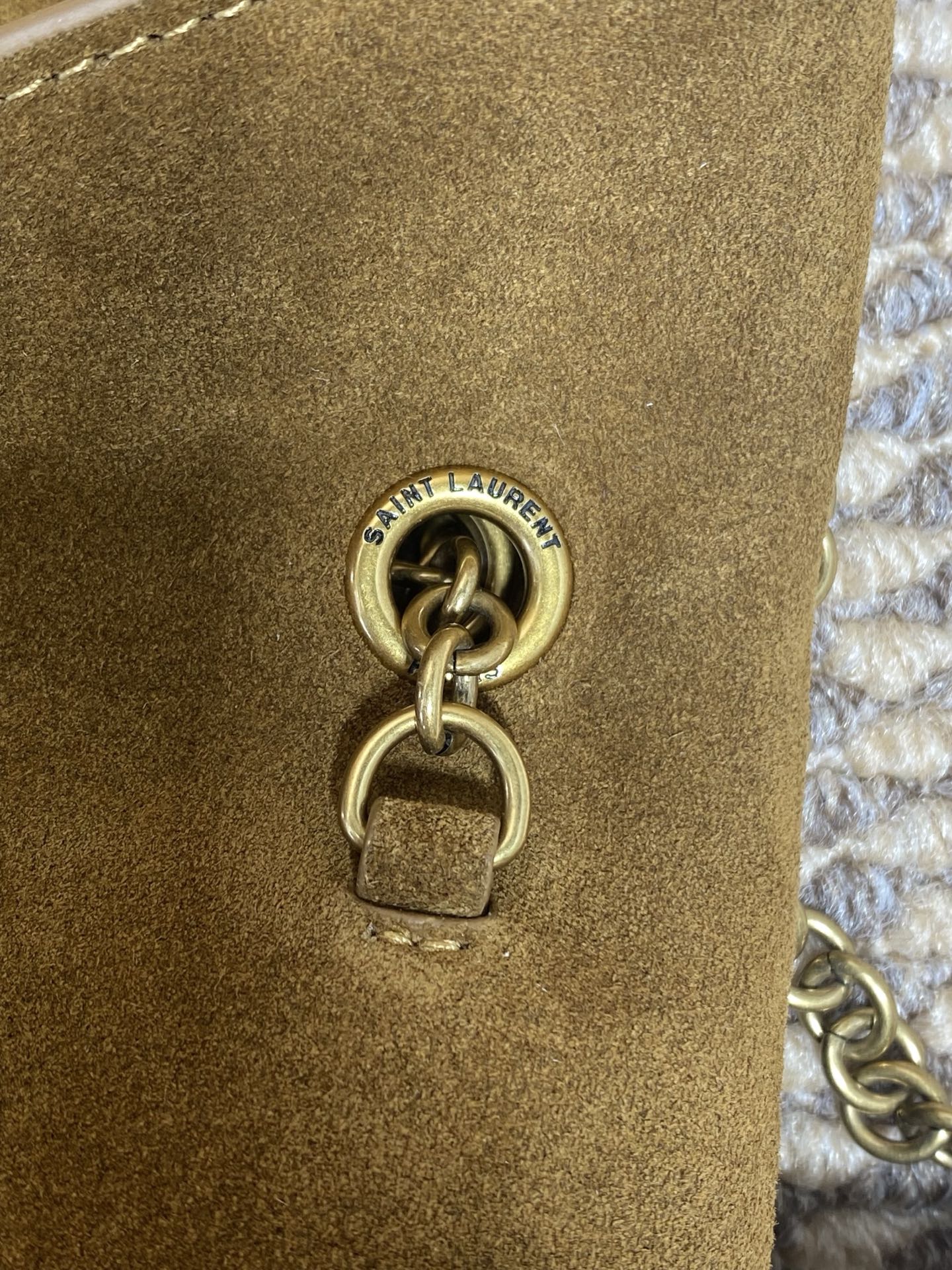 YSL Style Leather Shoulder Bag style reference detail image 6 from source 741747