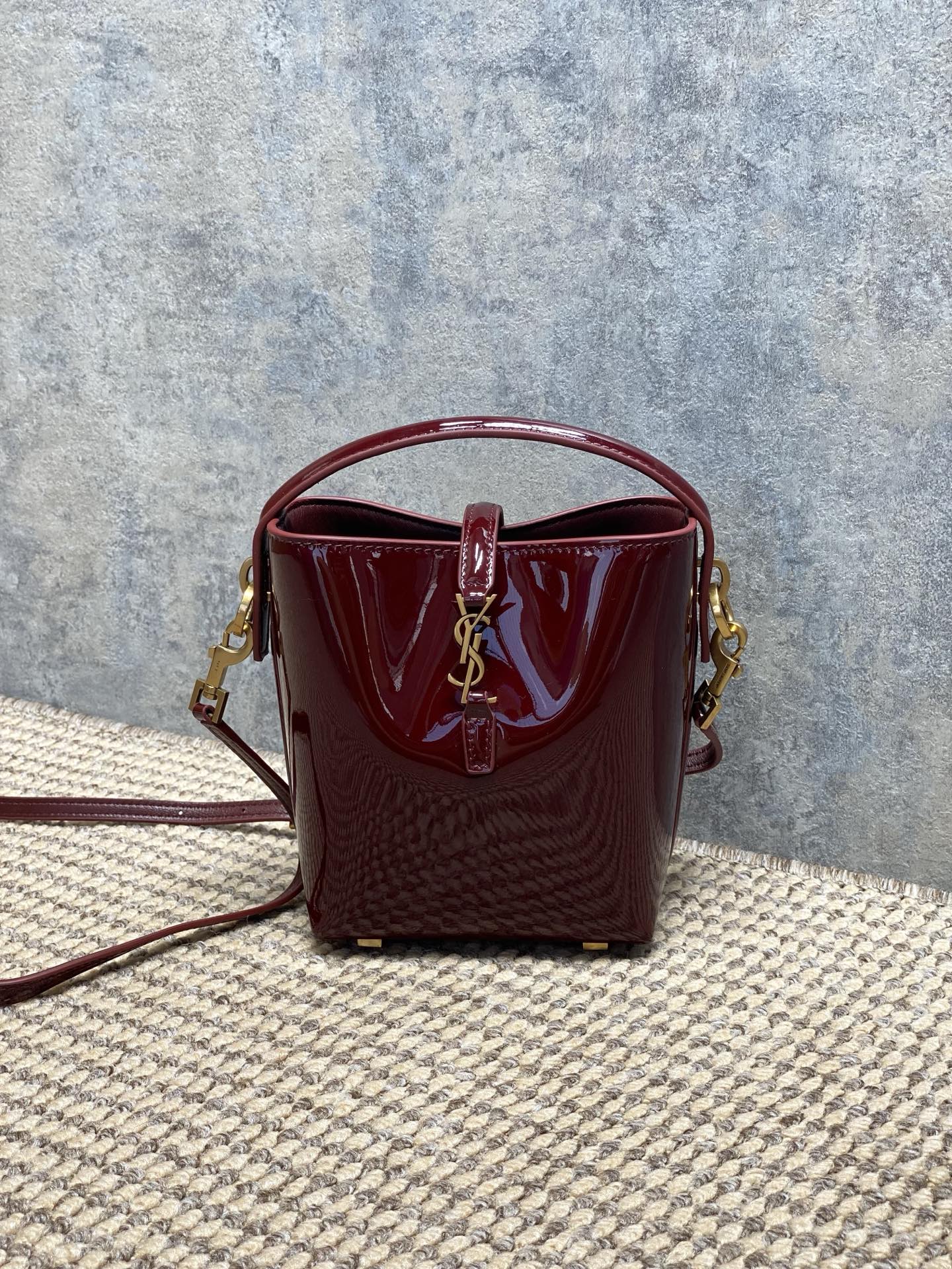 YSL Style Red Leather Crossbody Bag Lookbook Reference image 1
