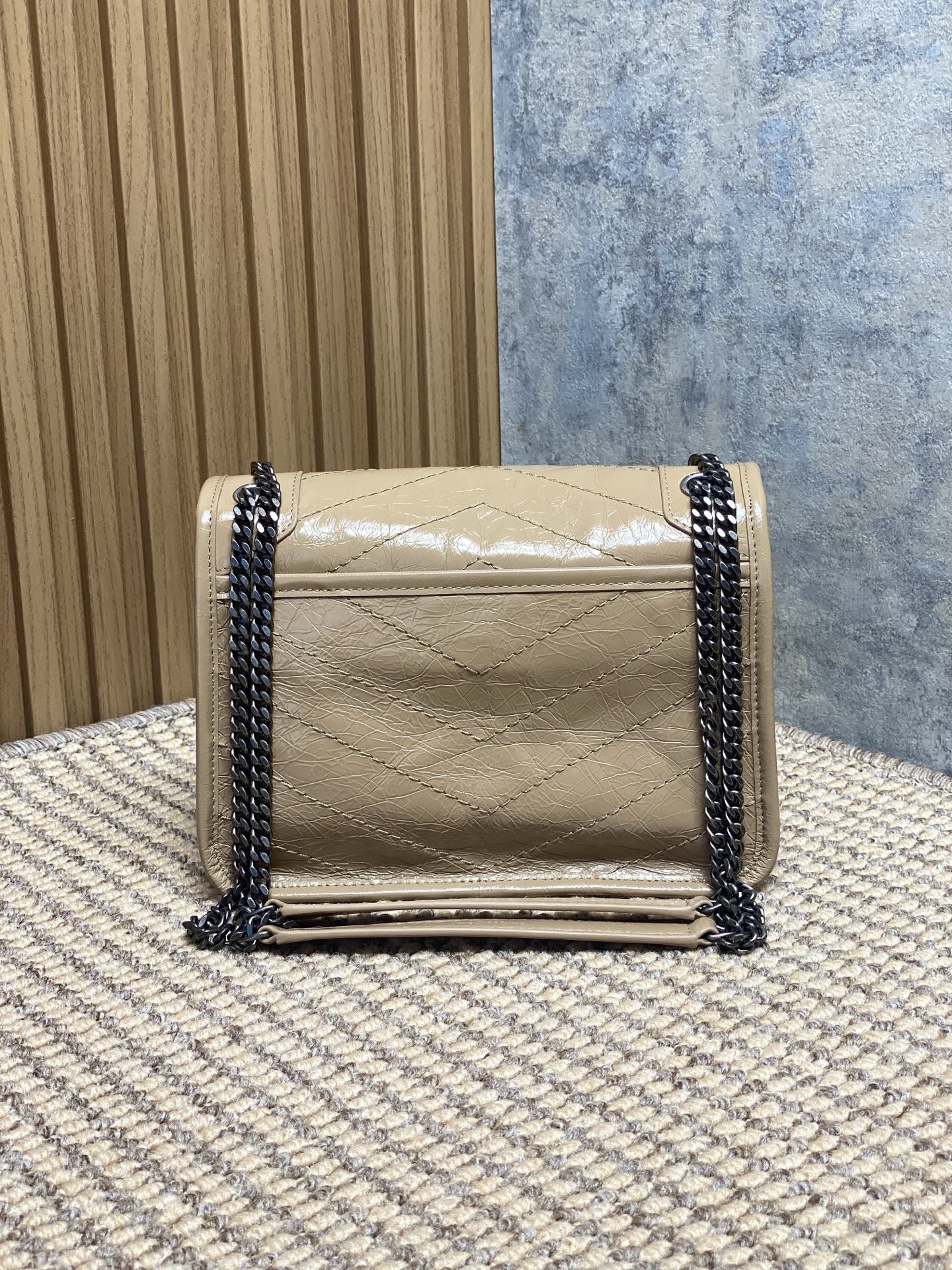 YSL Style Leather Bag Lookbook Reference image 2