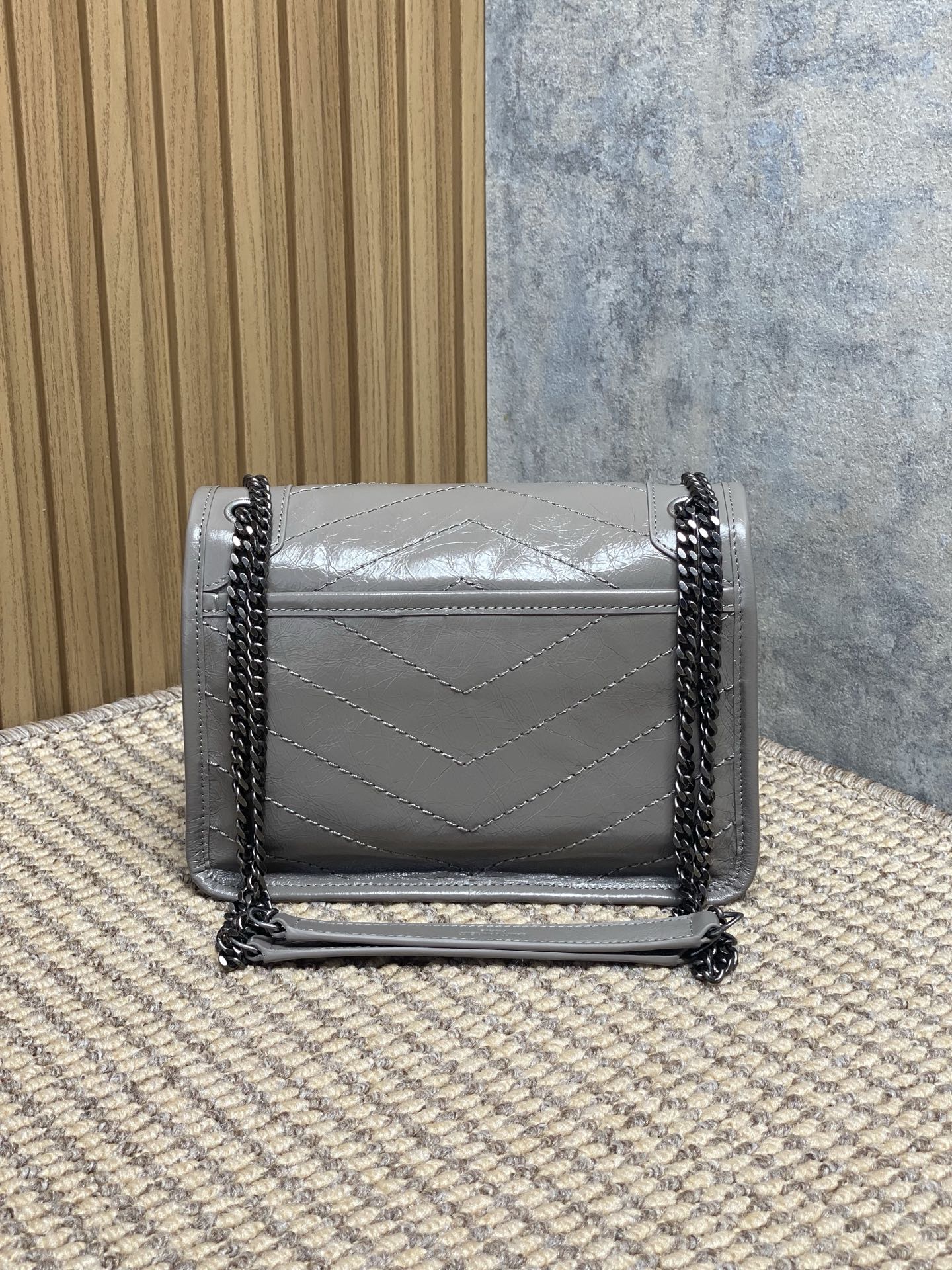 YSL Style Leather Bag Lookbook Reference image 2