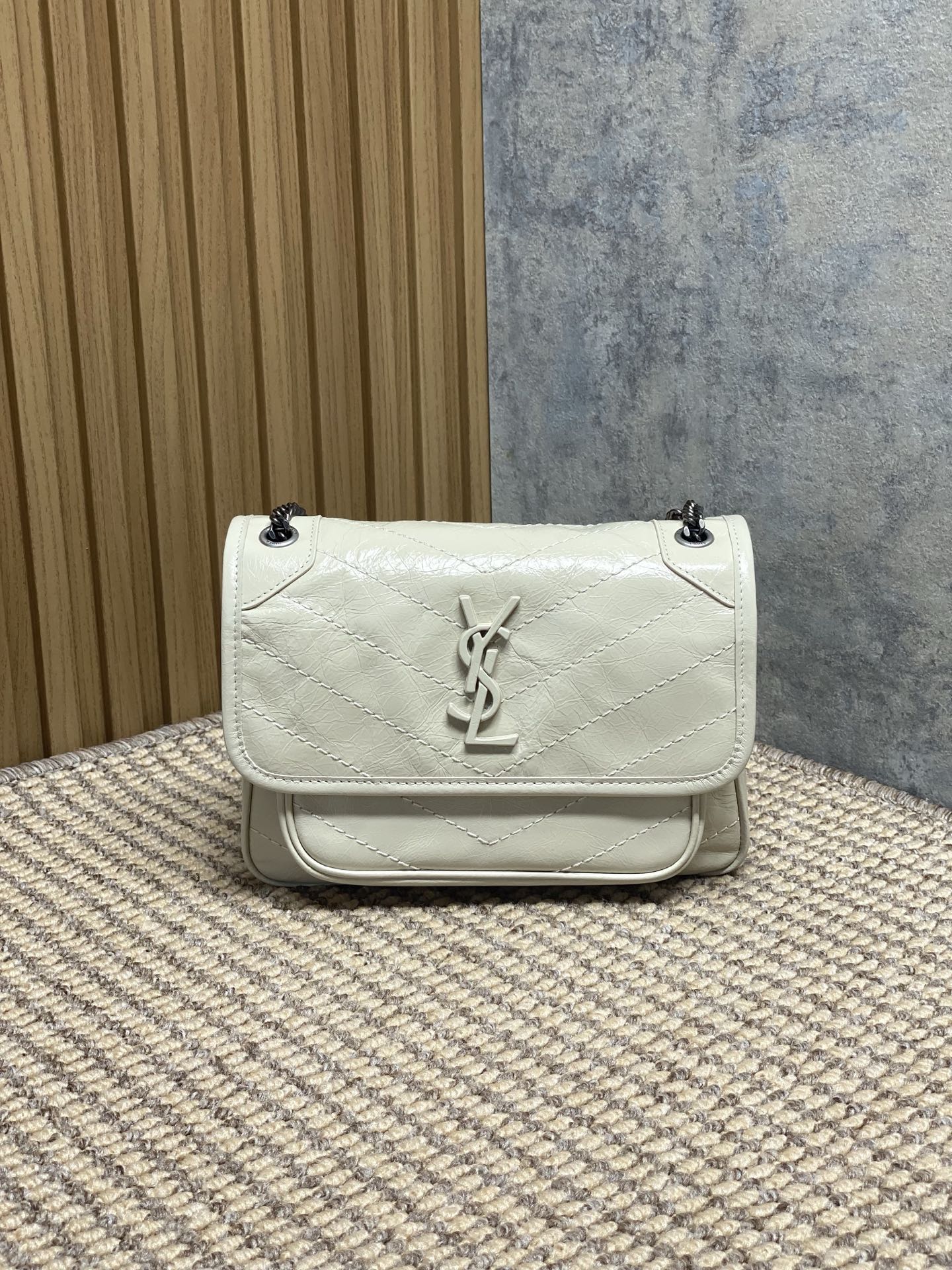 YSL Style Leather Bag Lookbook Reference image 1