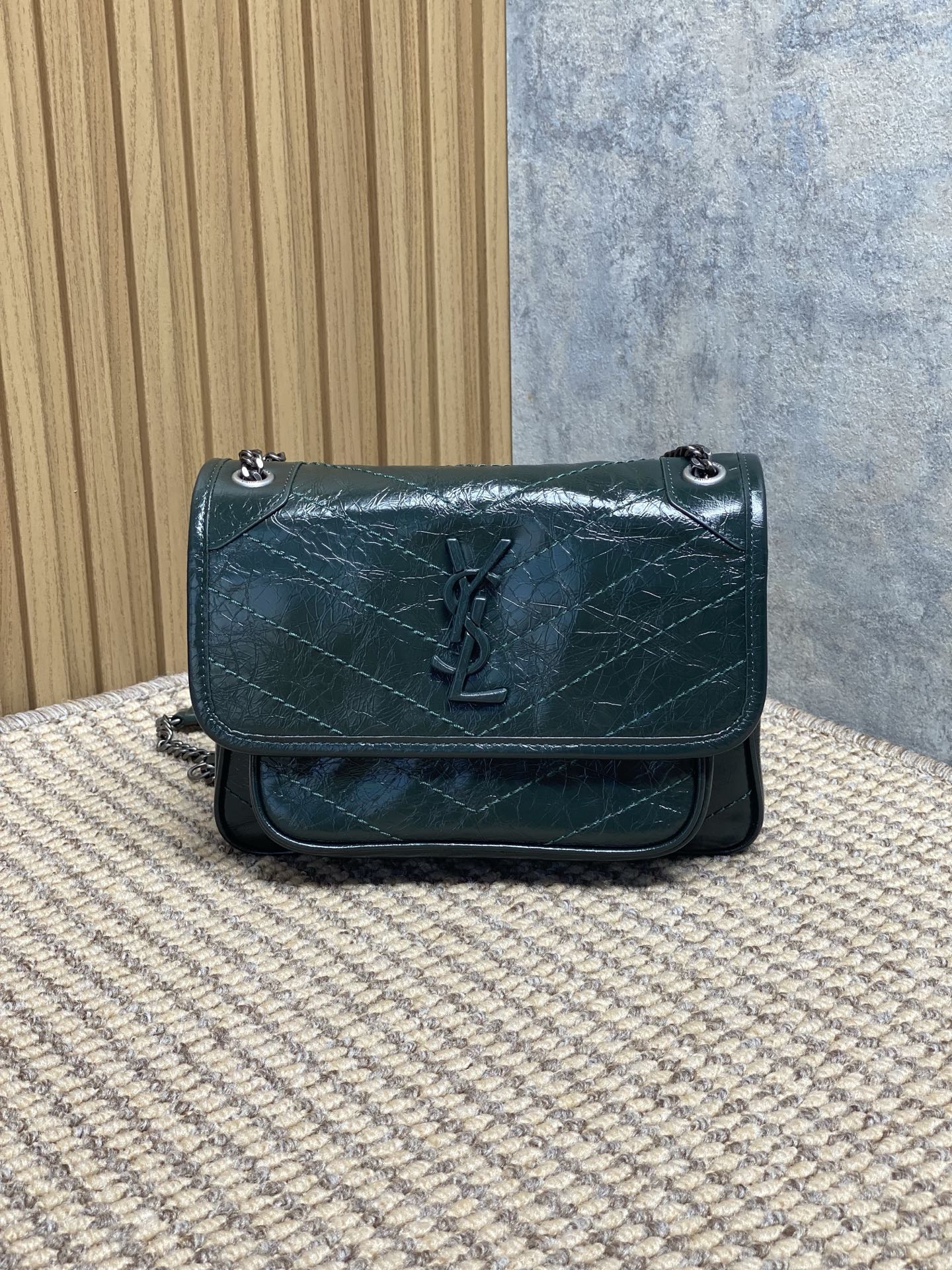 YSL Style Leather Bag Lookbook Reference image 1