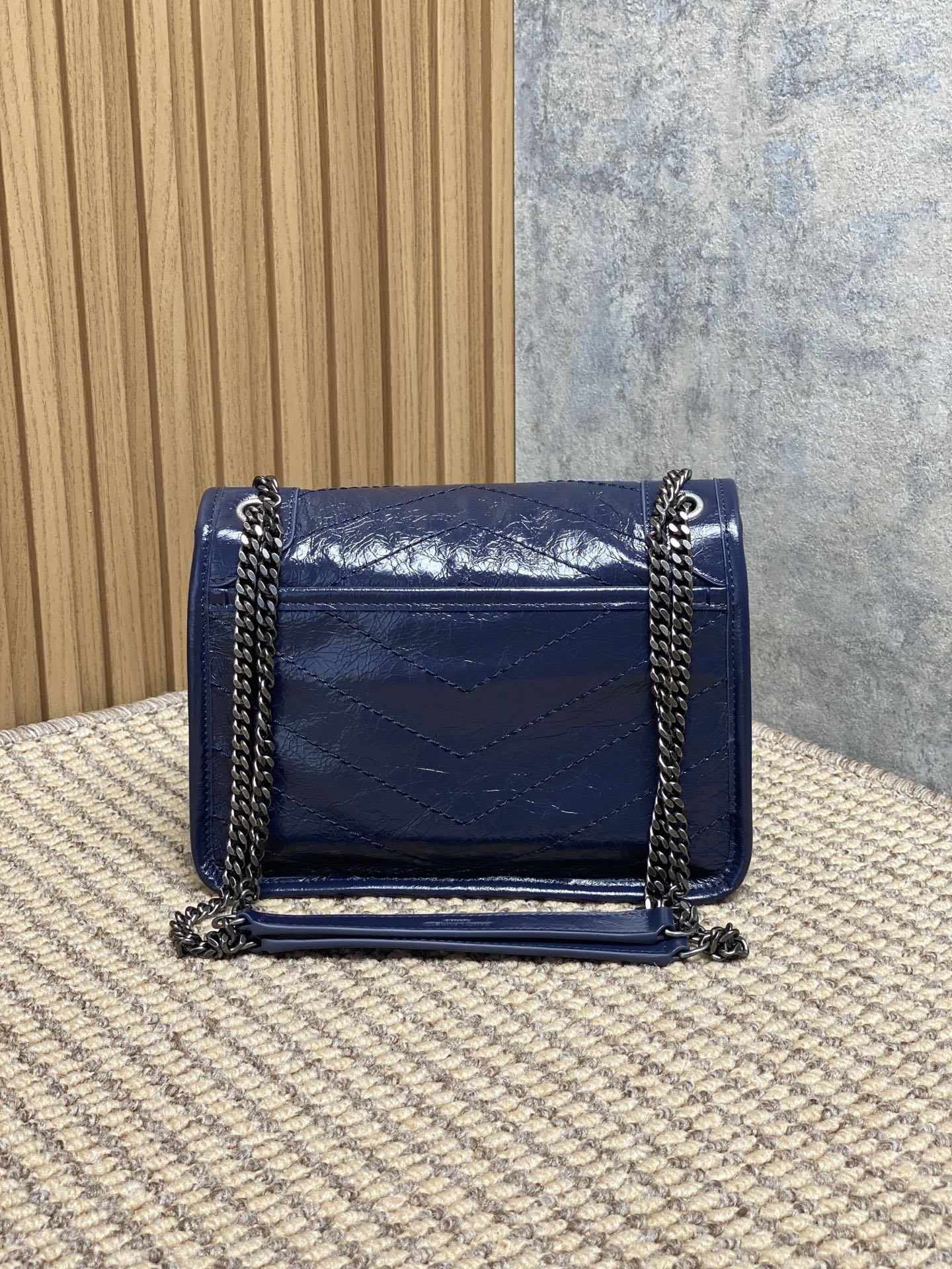 YSL Style Leather Bag Lookbook Reference image 2