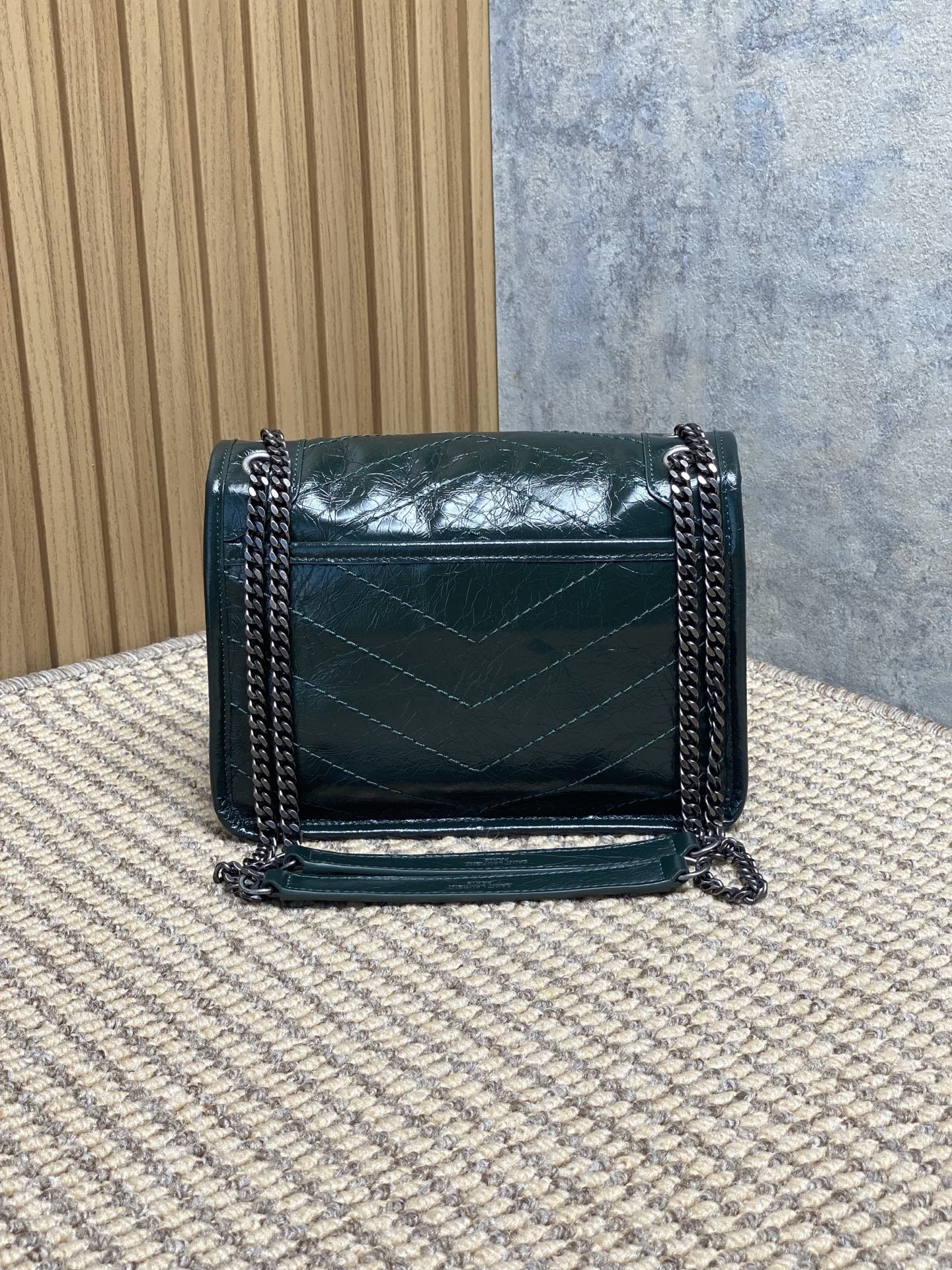 YSL Style Leather Bag Lookbook Reference image 2