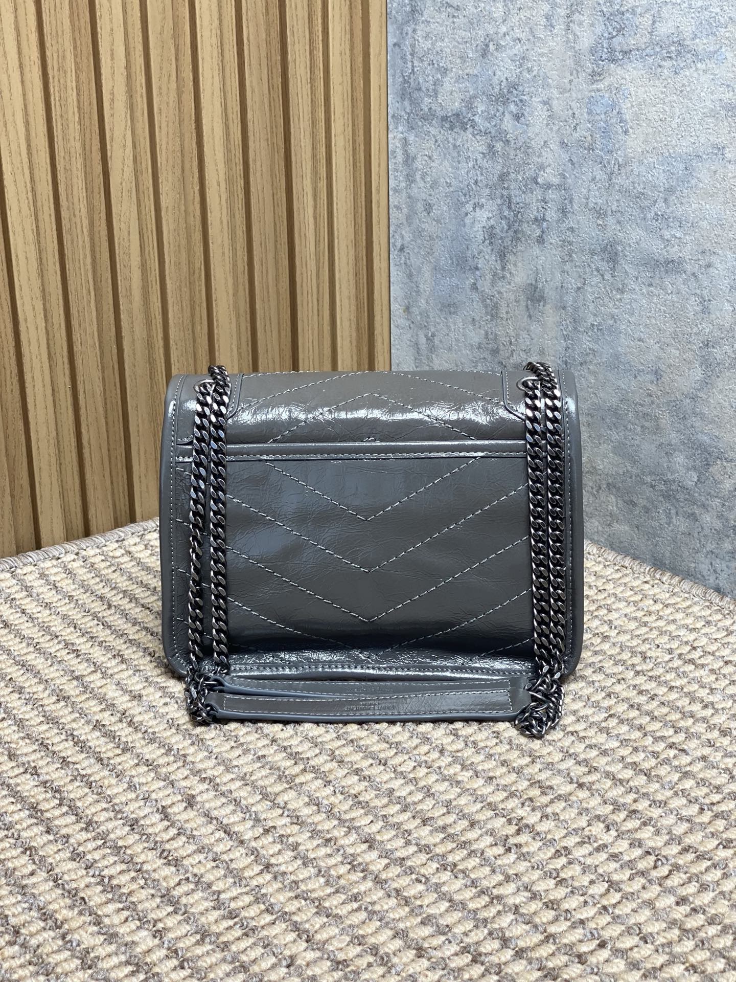 YSL Style Leather Bag Lookbook Reference image 2