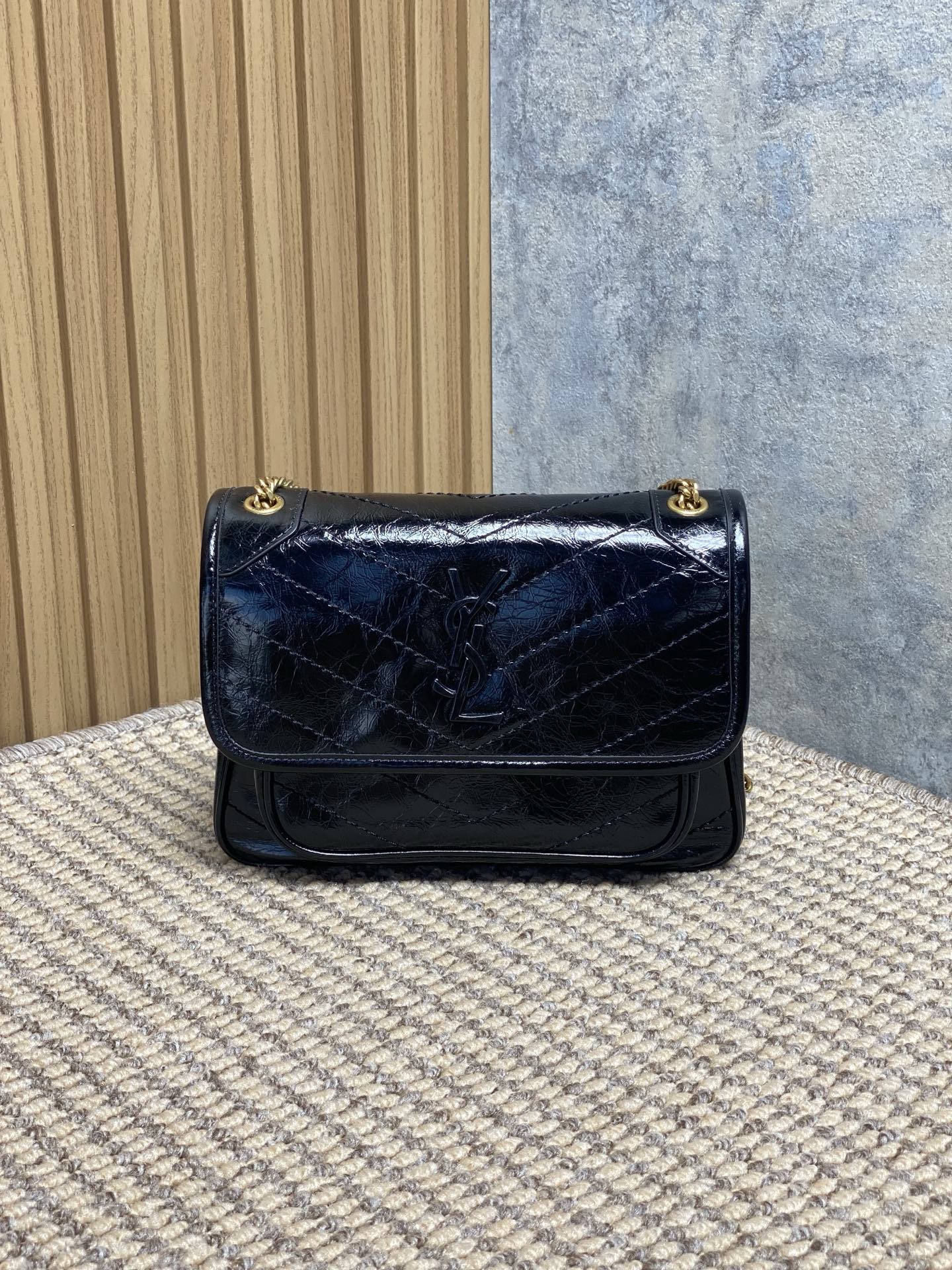 YSL Style Leather Bag Lookbook Reference image 1