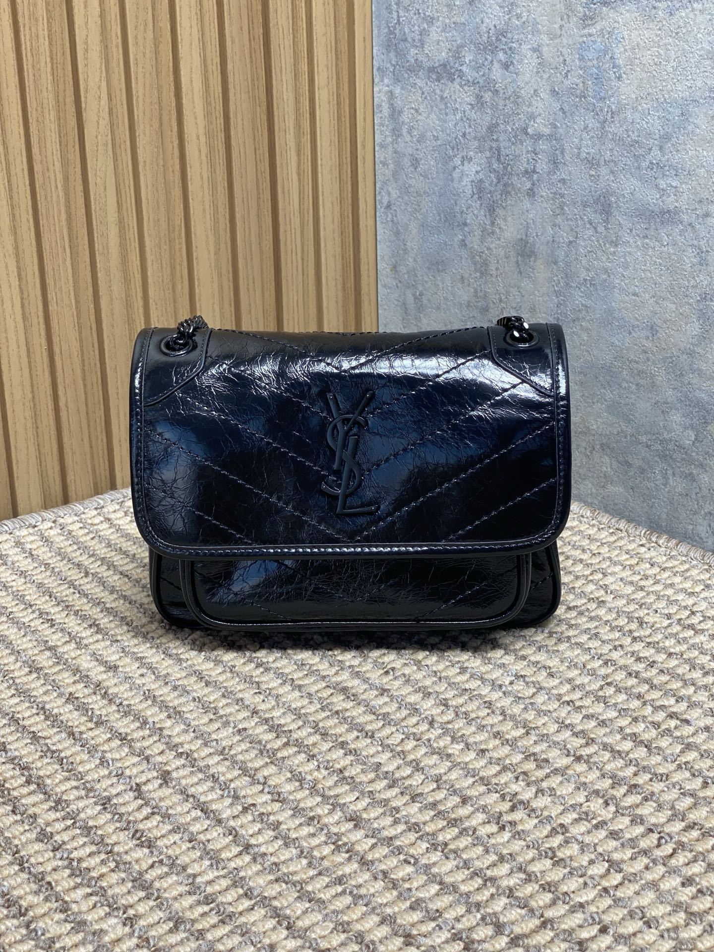 YSL Style Leather Bag Lookbook Reference image 1