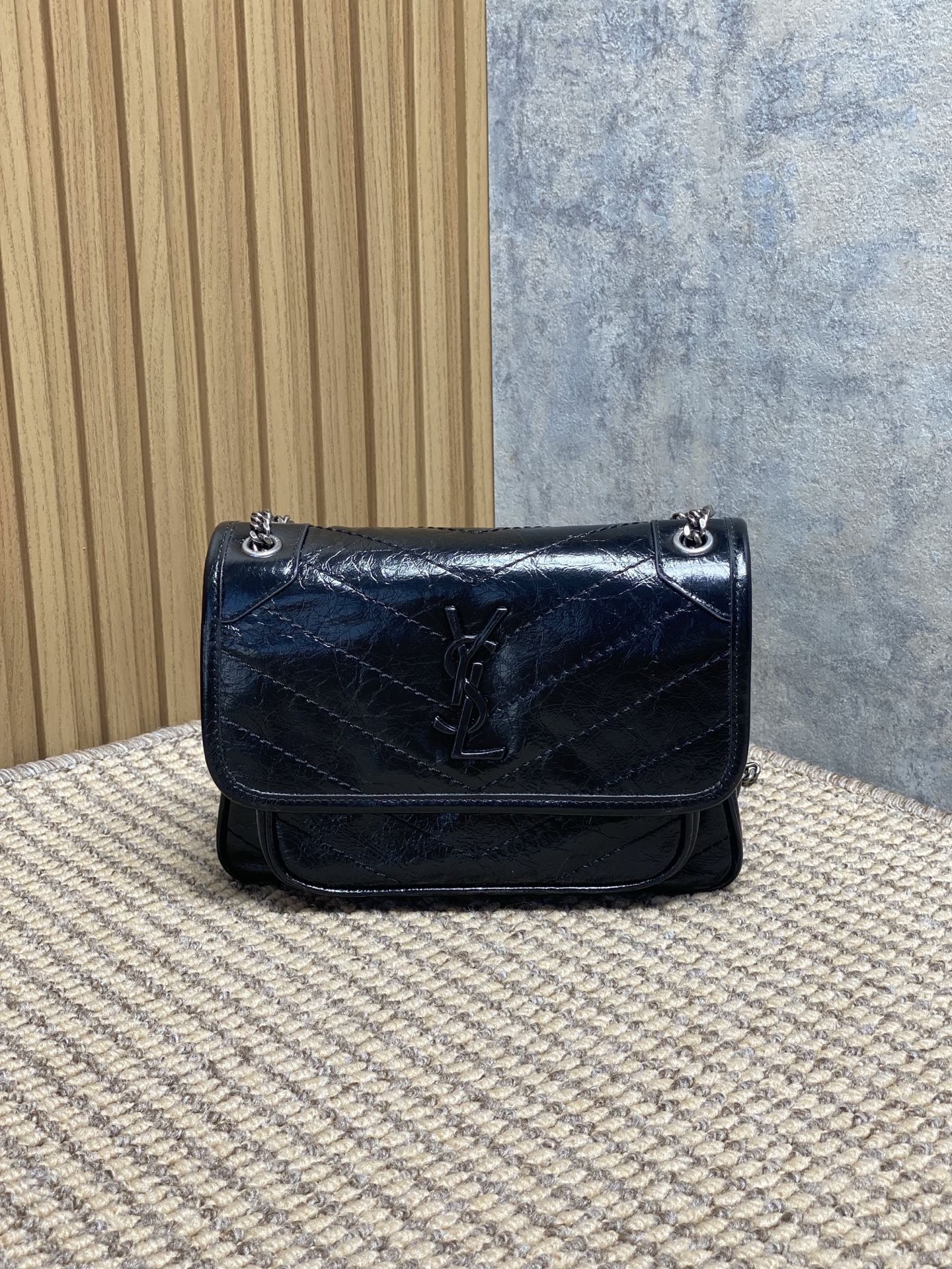 YSL Style Leather Bag Lookbook Reference image 1