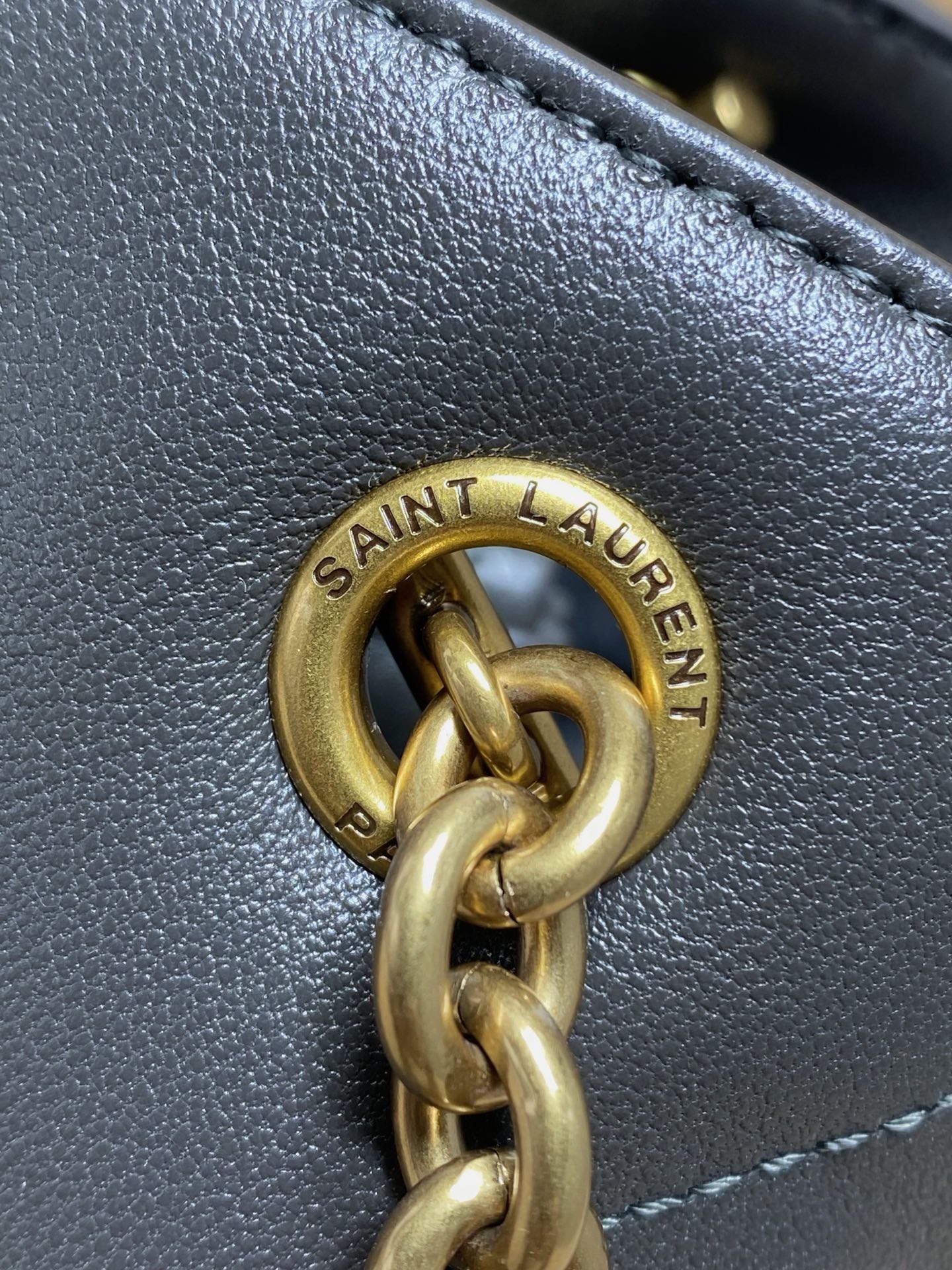 YSL Style Green Leather Chain Bag Bags Chain Bag detail image 5 from source 763064