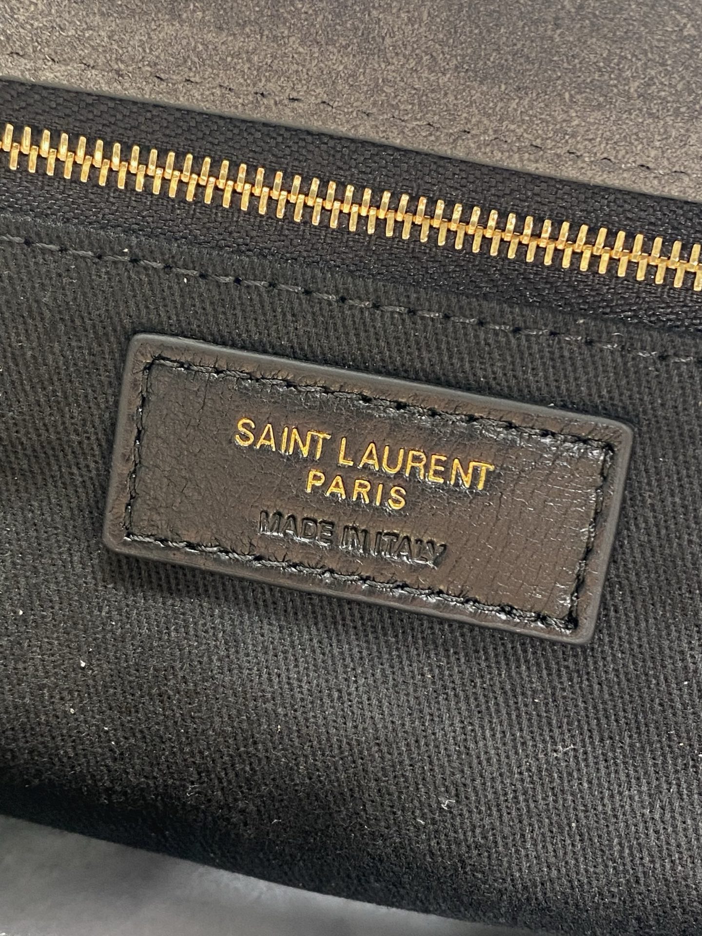 YSL Style Grey Leather Crossbody Bag style reference detail image 8 from source 763076