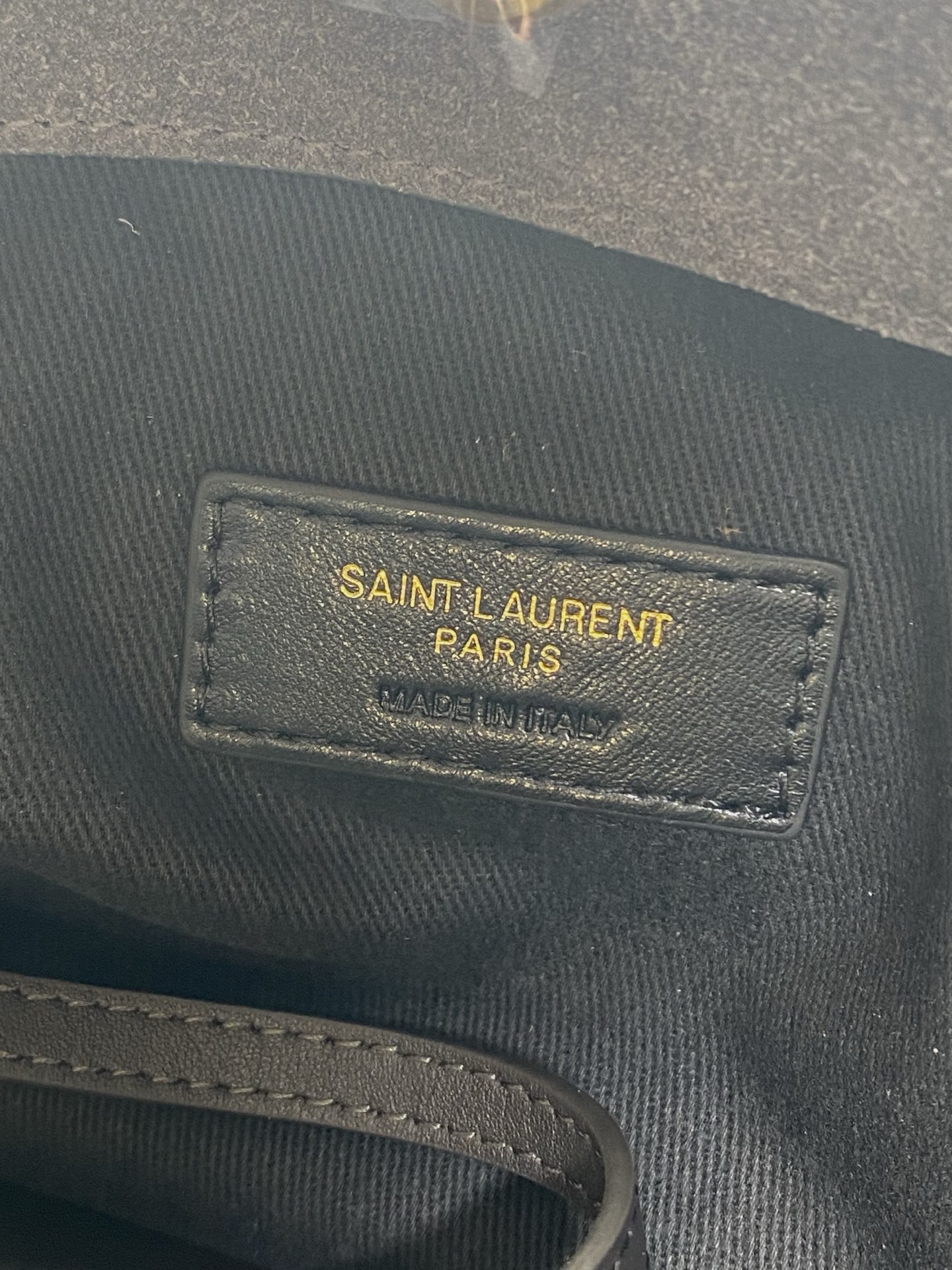 YSL Style Grey Leather Crossbody Bag Bags Crossbody Bag detail image 8 from source 763067