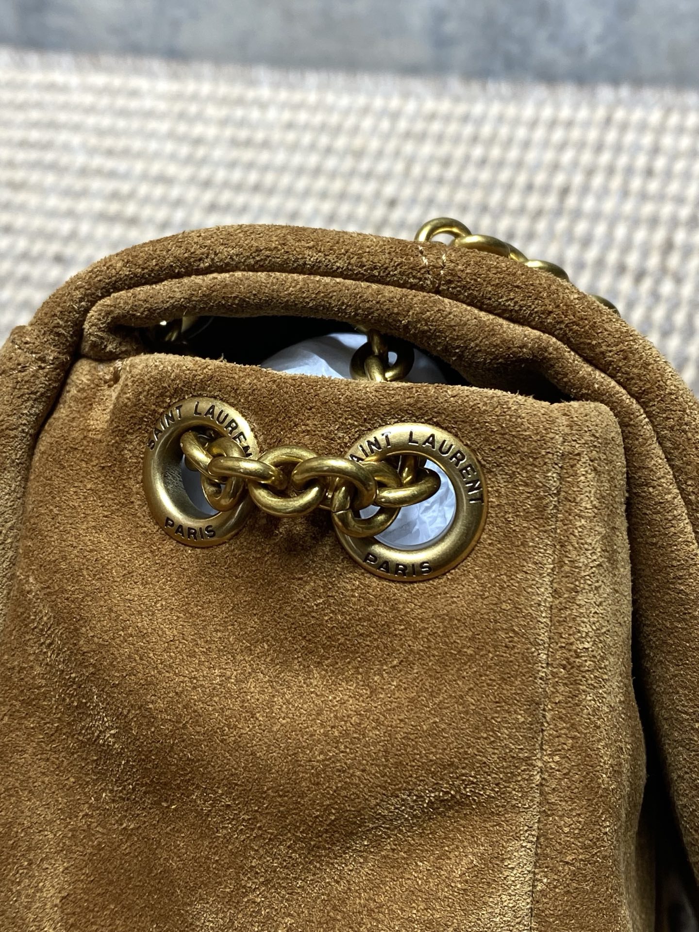 YSL Style Brown Leather Shoulder Bag Bags Shoulder Bag detail image 6 from source 745696