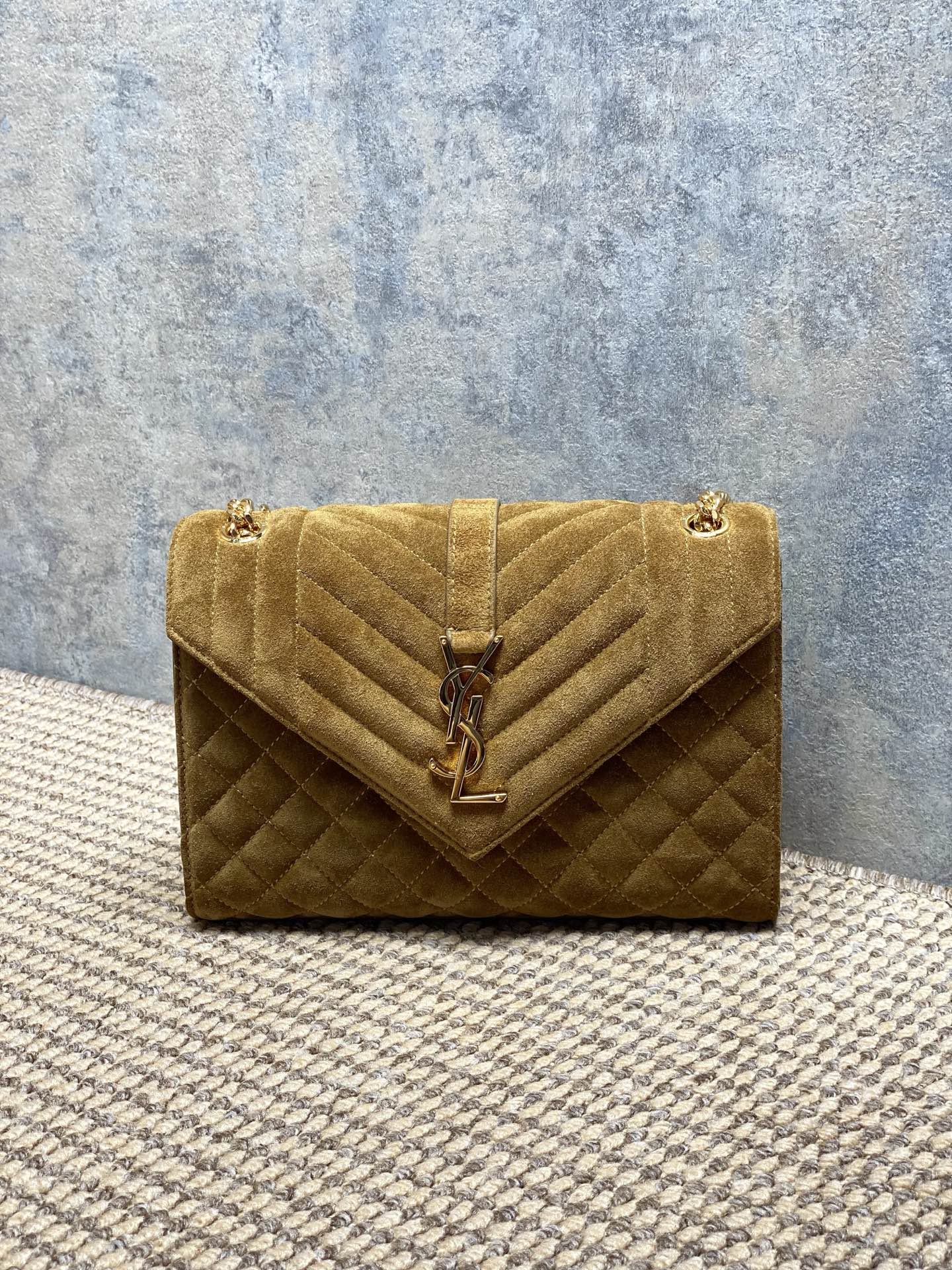 YSL Style Leather Messenger Bag Lookbook Reference image 1