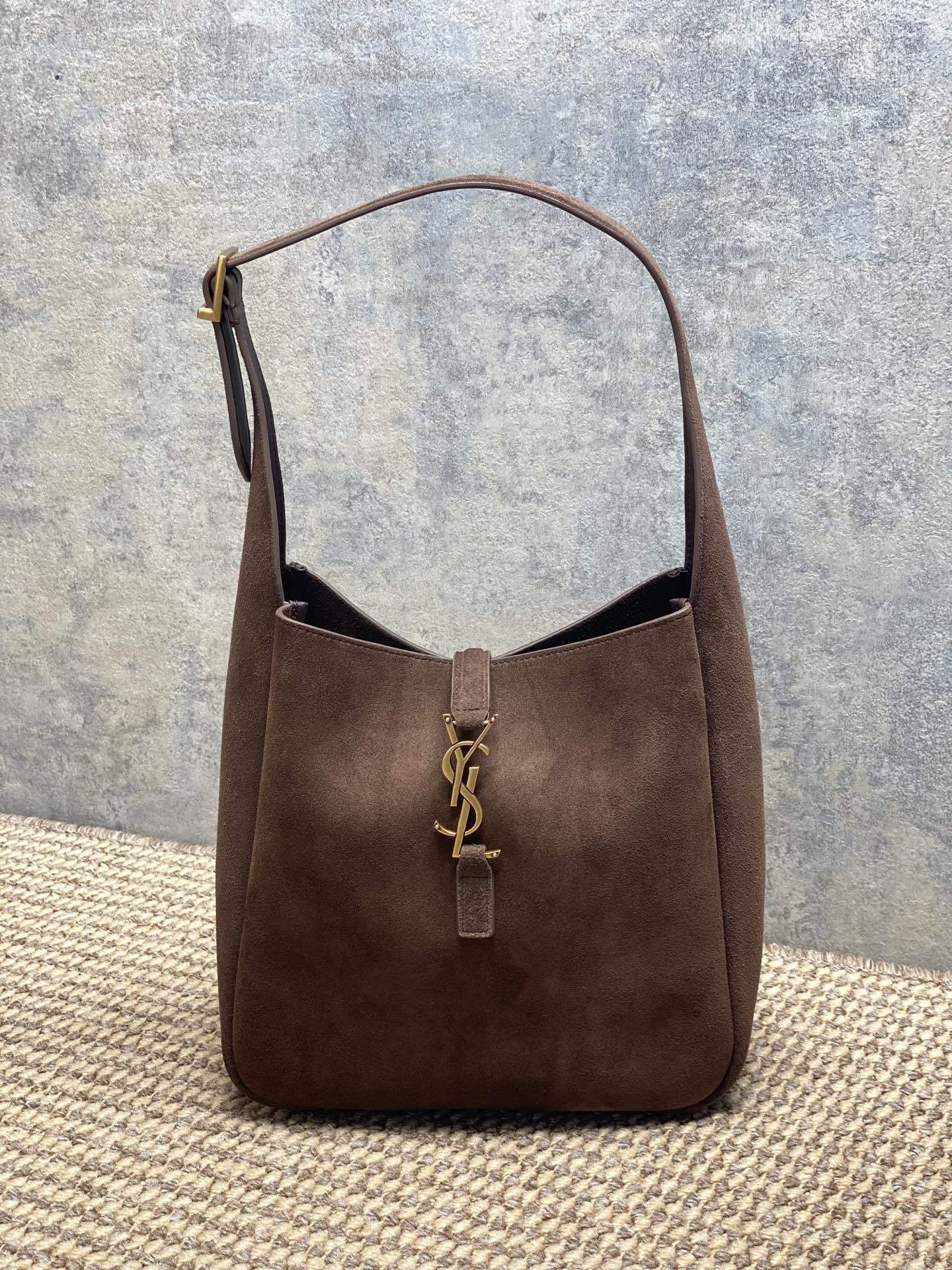 YSL Style Brown Leather Bag Lookbook Reference image 1