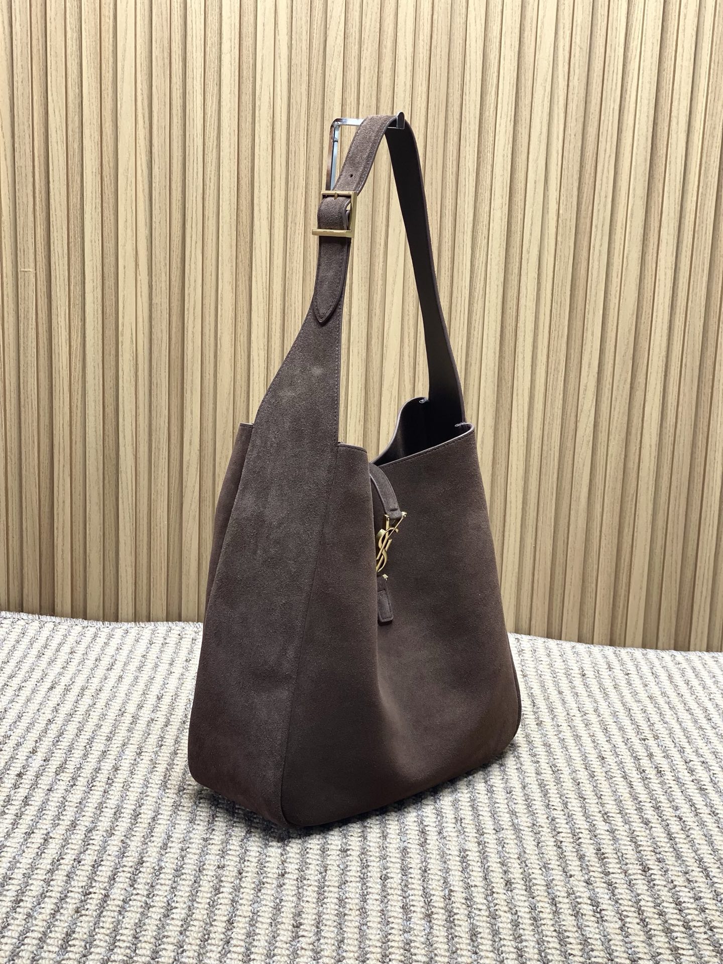 YSL Style Brown Leather Bag Lookbook Reference image 2