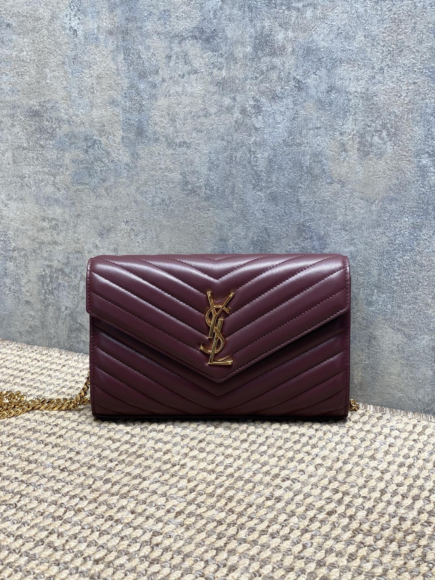 YSL Style Leather Clutch Lookbook Reference image 1
