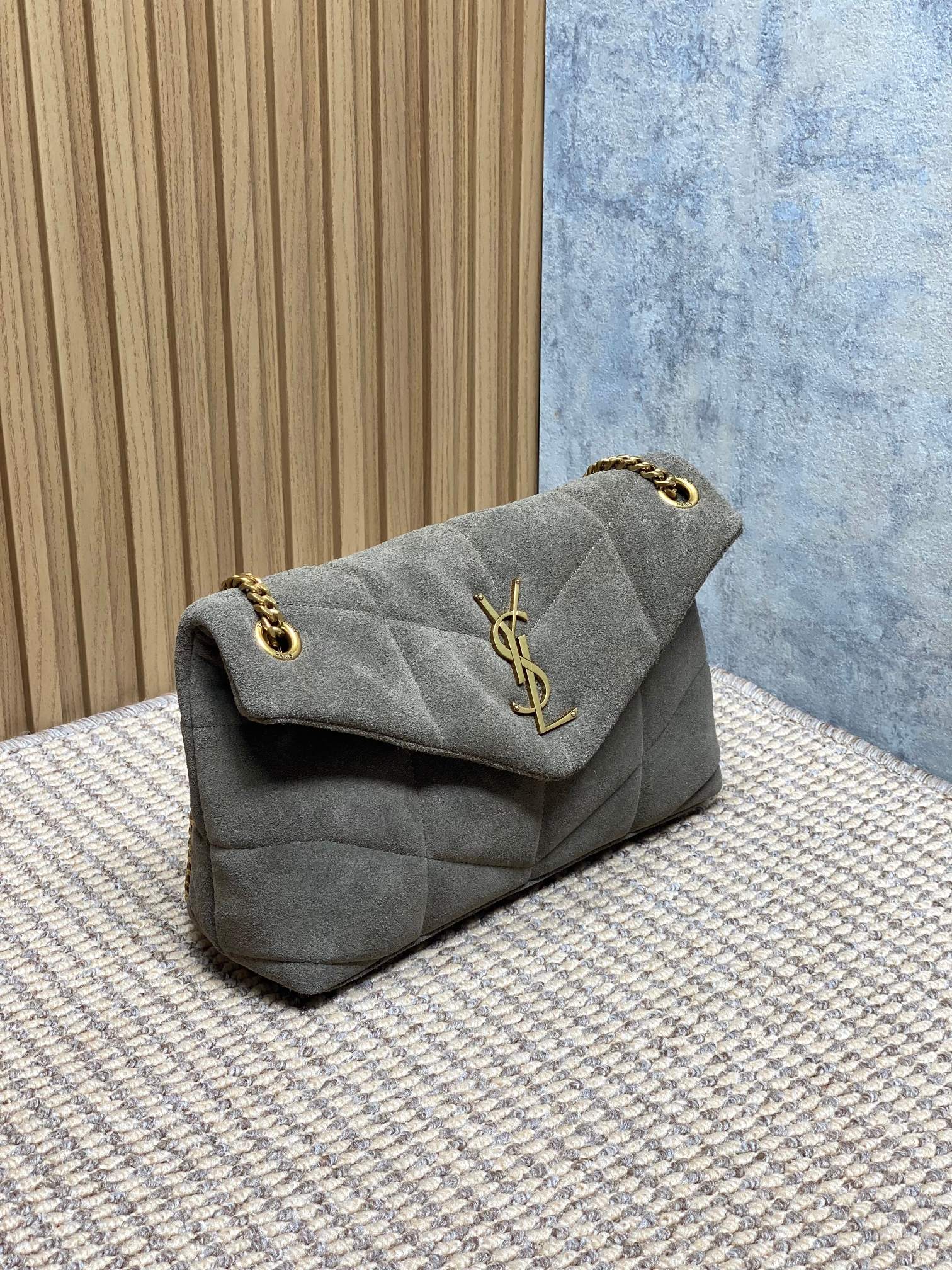 YSL Style Green Leather Bag Lookbook Reference image 2