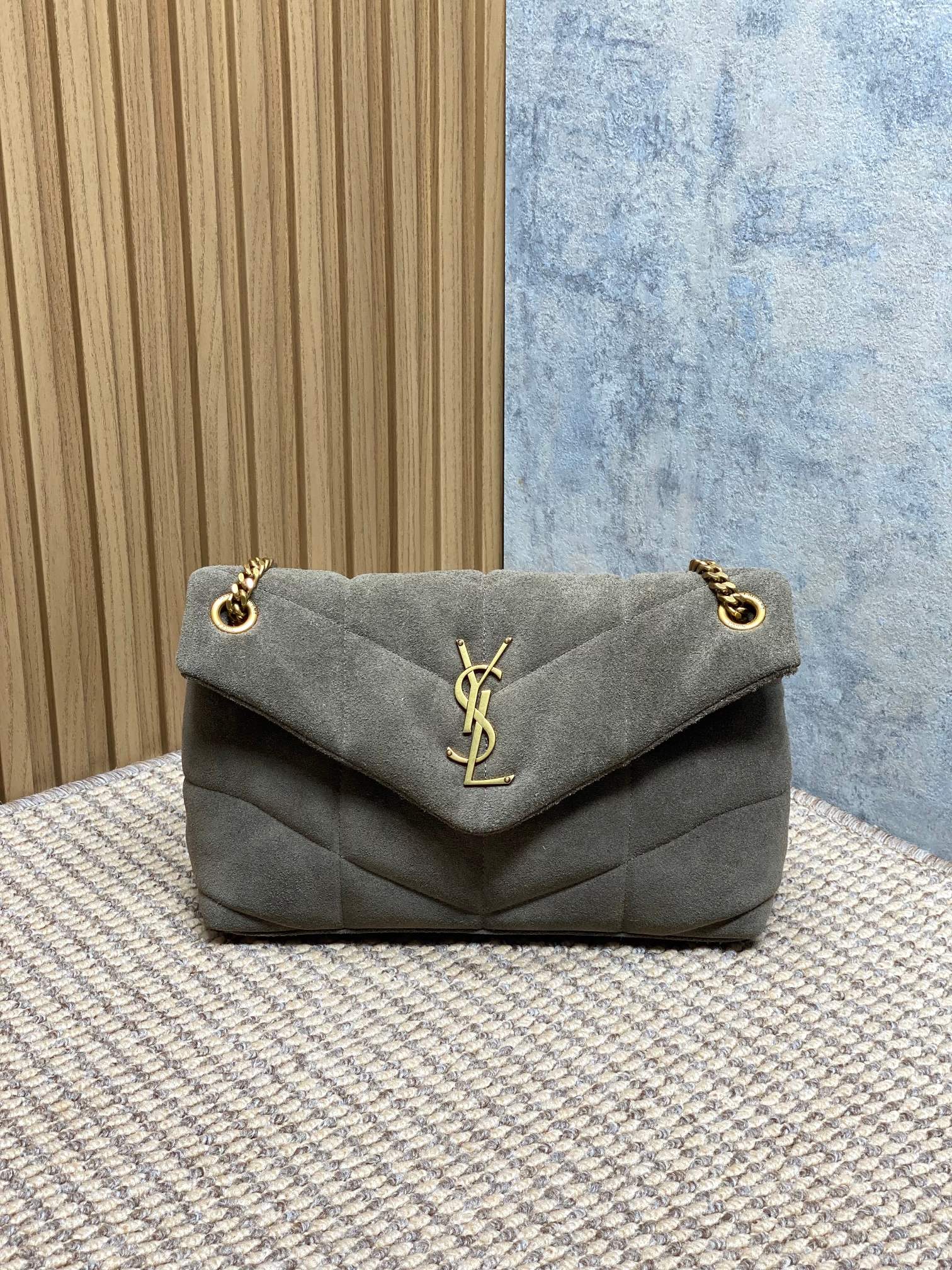 YSL Style Green Leather Bag Lookbook Reference image 1