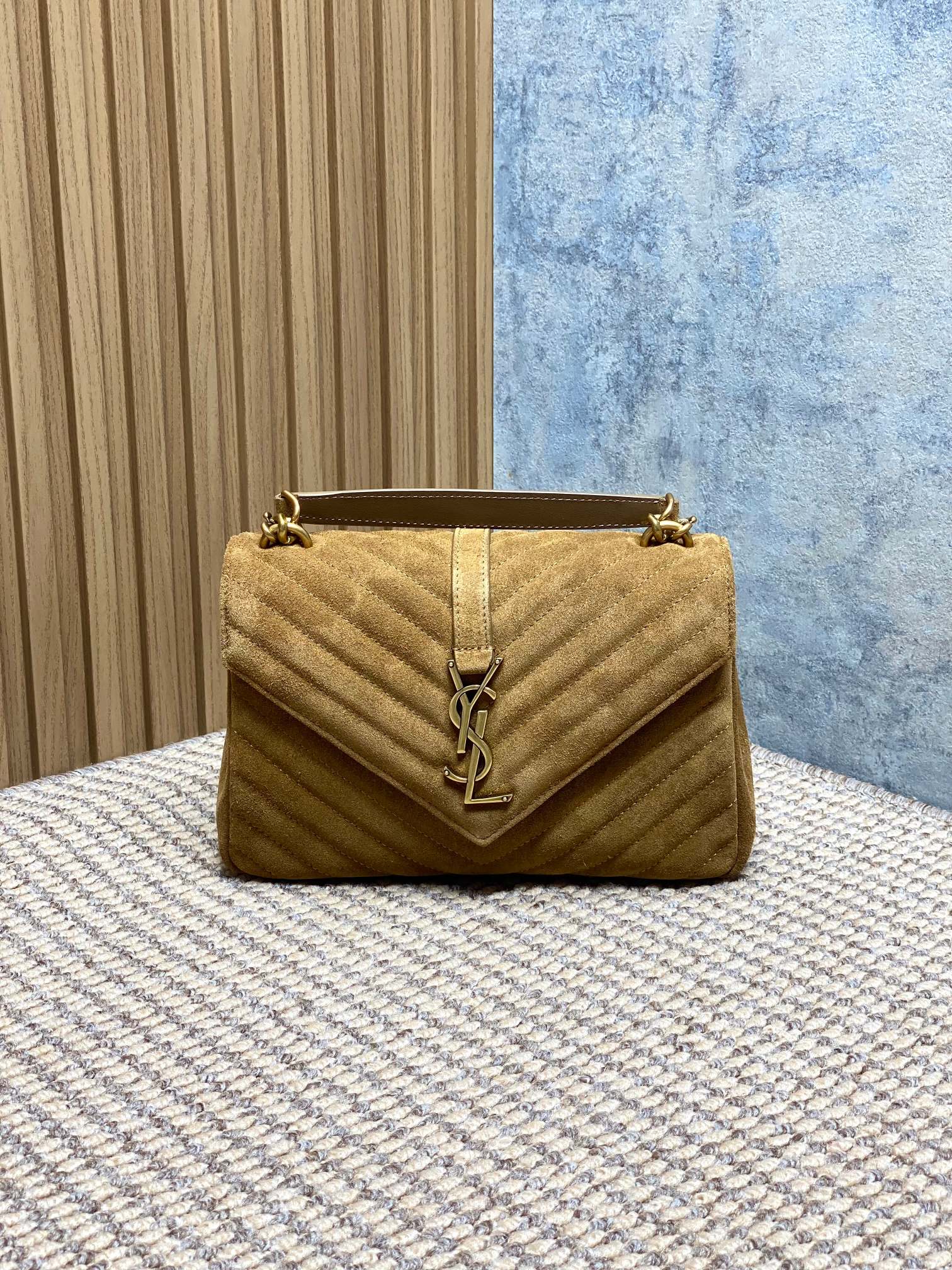 YSL Style Leather Messenger Bag Lookbook Reference image 1