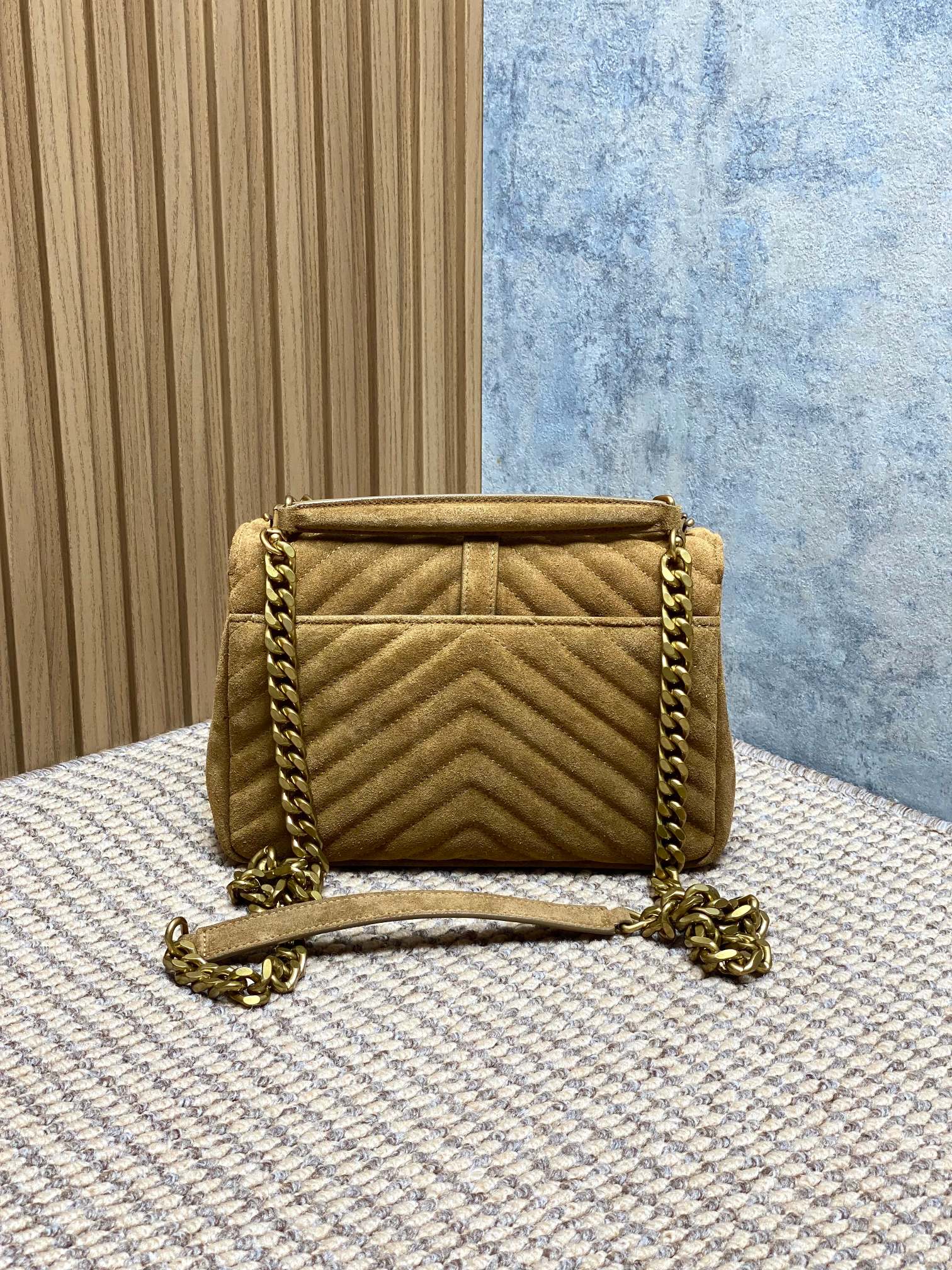 YSL Style Leather Messenger Bag Lookbook Reference image 2